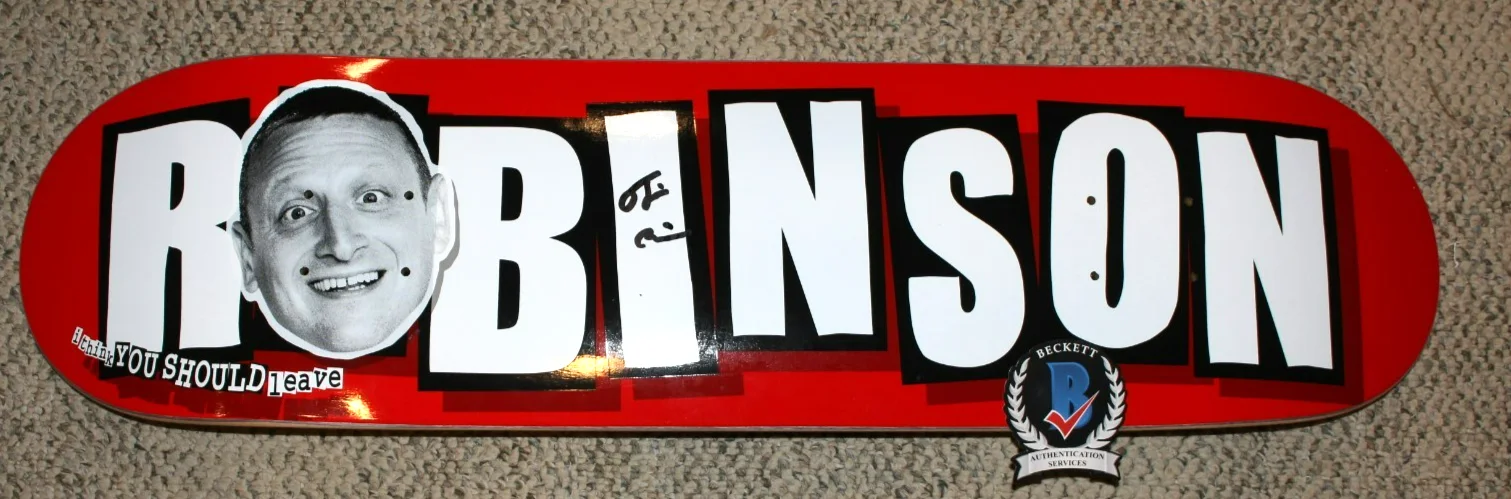 Tim Robinson — TIM ROBINSON SIGNED BAKER BRAND SKATEBOARD I THINK YOU SHOULD LEAVE BECKETT COA, изображение 2