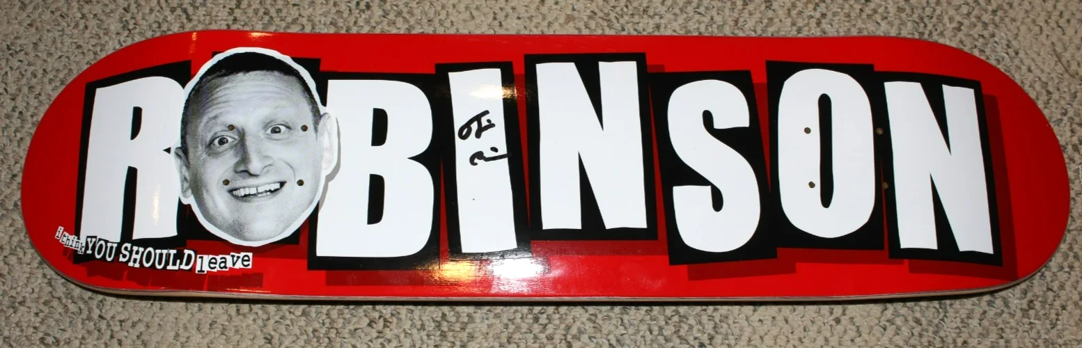 Tim Robinson — TIM ROBINSON SIGNED BAKER BRAND SKATEBOARD I THINK YOU SHOULD LEAVE BECKETT COA, изображение 4