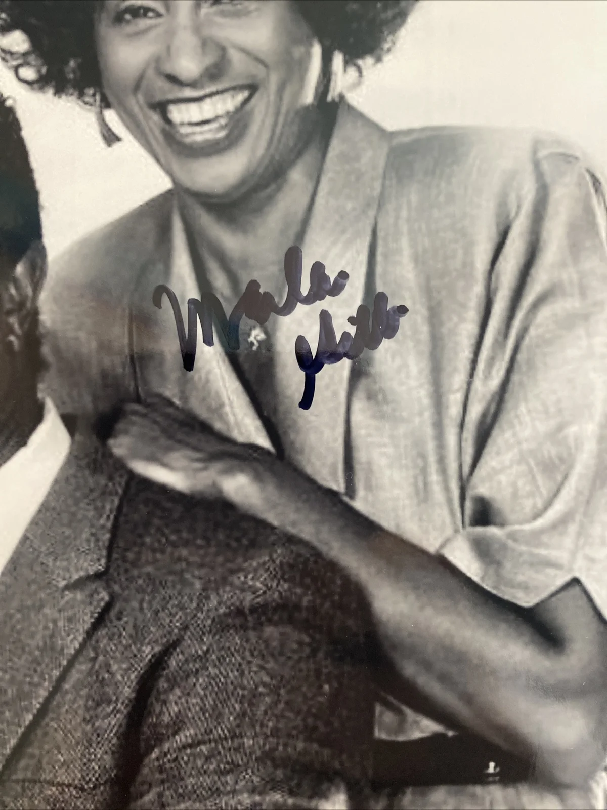 marla gibbs signed autograph 8x10 photo the jeffersons maid meteor man cbs, изображение 2