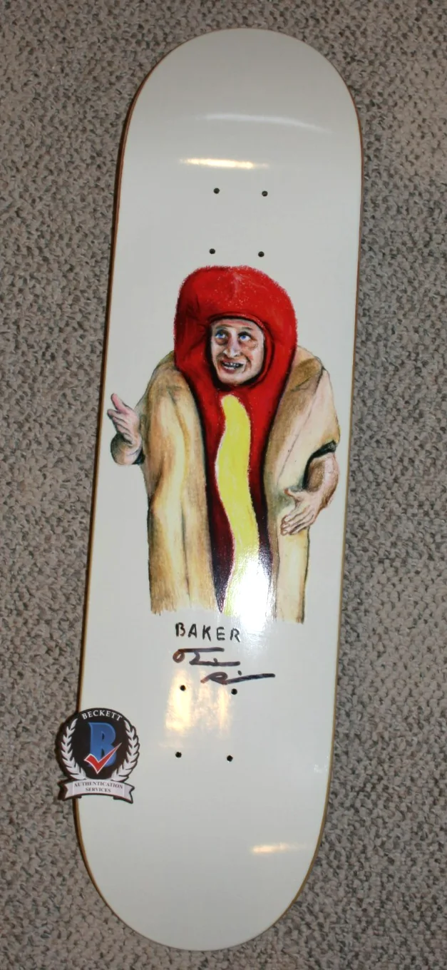 Tim Robinson — TIM ROBINSON SIGNED BAKER SPANKY SKATEBOARD I THINK YOU SHOULD LEAVE BECKETT COA, image 4