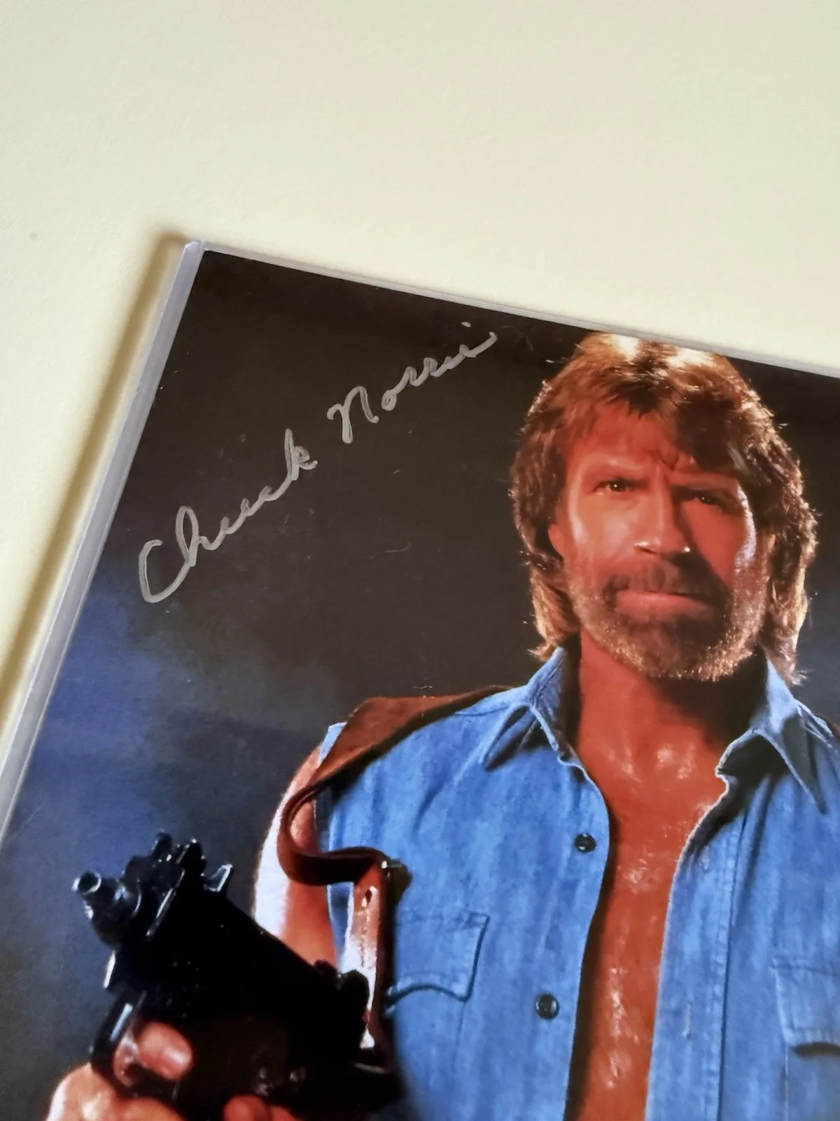 Chuck Norris Signed 8 X 10 Photo Invasion U.S.A. JSA Certified, изображение 3