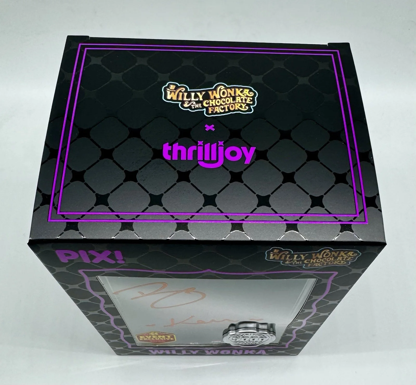 BRIAN MARIOTTI, KARISSA — BRIAN MARIOTTI & KARISSA SIGNED WILLY WONKA THRILLJOY FIGURE EVENT EXCLUSIVE, image 3