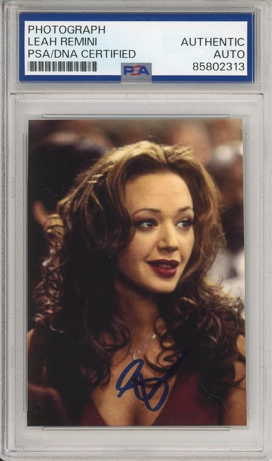 Leah Remini — LEAH REMINI SIGNED OLD SCHOOL MOVIE HOT PHOTOGRAPH PHOTO PSA DNA COA AUTOGRAPH