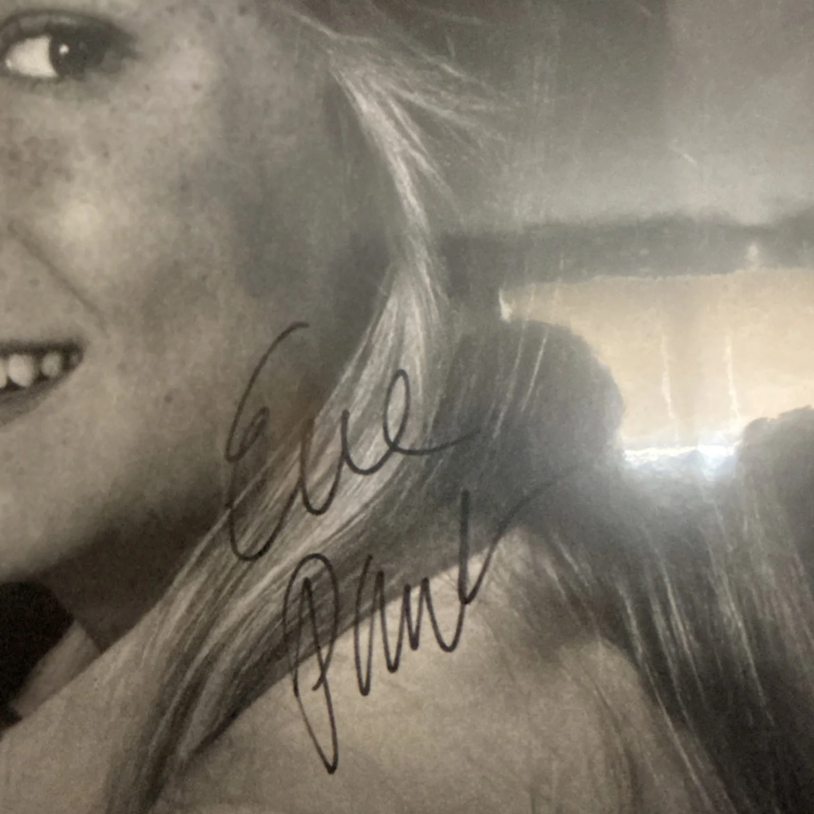 Eve Plumb Brady Bunch Autographed Movie Photograph Black & White COA SC13360, изображение 2