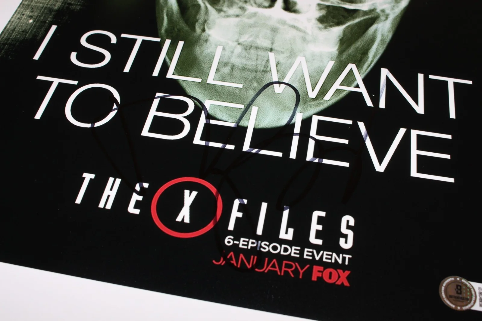 David Duchovny — DAVID DUCHOVNY SIGNED THE X FILES 12x18 SHOW POSTER FOX MULDER BECKETT COA, изображение 3