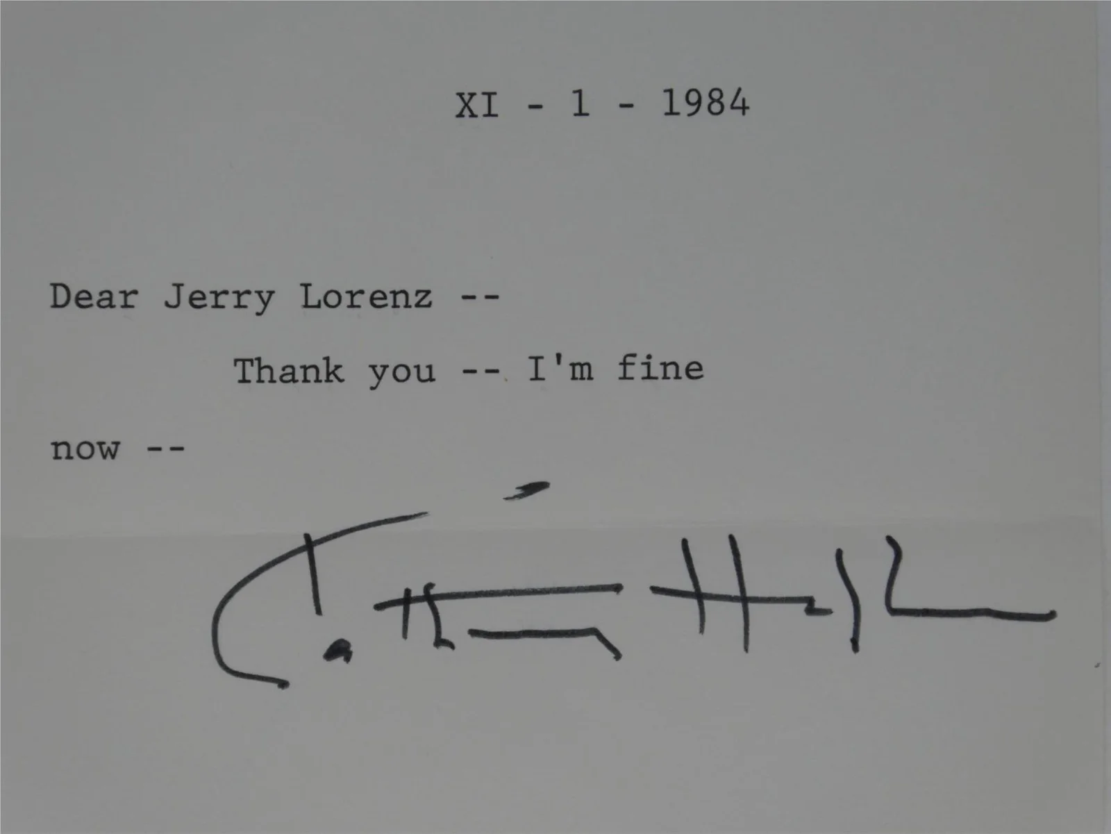 Katherine Hepburn — Katharine Hepburn Signed Typed Letter TLS Autographed 6x8 w/ Envelope, JSA COA, изображение 3