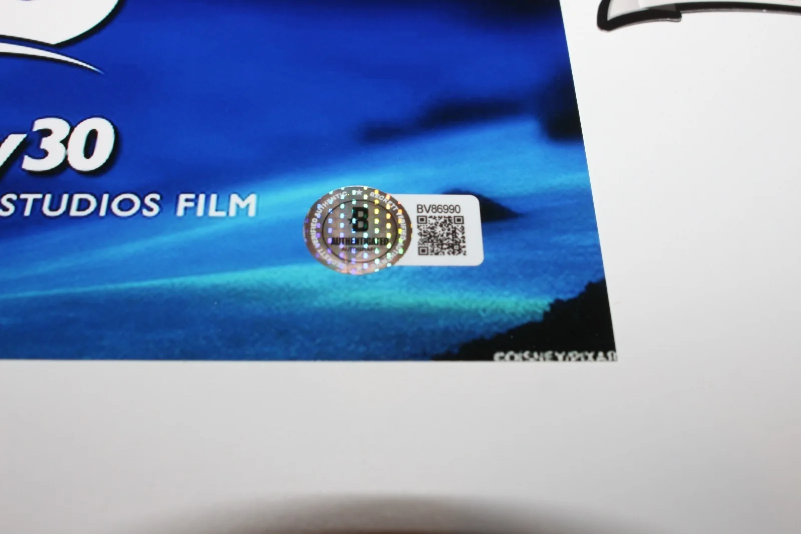 Andrew Stanton — DIRECTOR ANDREW STANTON SIGNED 'FINDING NEMO' 12x18 MOVIE POSTER BECKETT COA, image 2