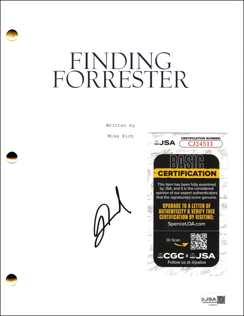Gus Van Sant — Gus Van Sant Signed Autograph Finding Forrester Movie Script Screenplay G2U, image 2