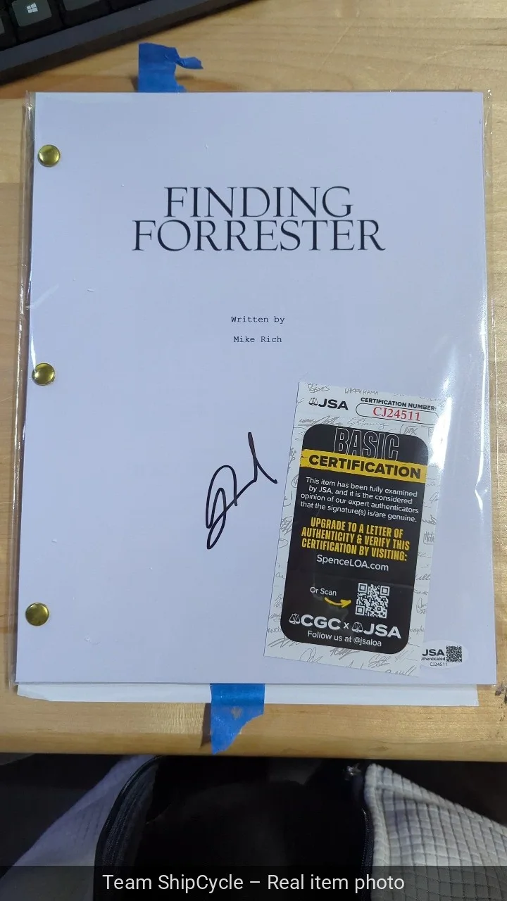 Gus Van Sant — Gus Van Sant Signed Autograph Finding Forrester Movie Script Screenplay G2U, image 3