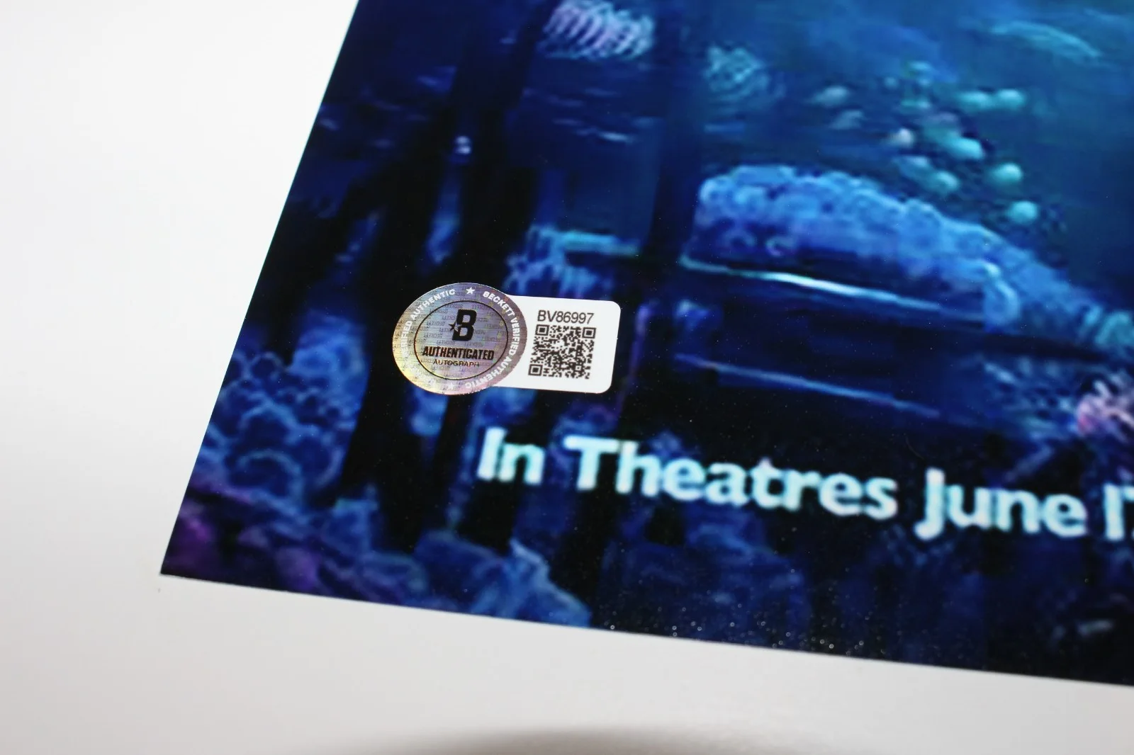 Andrew Stanton — ANDREW STANTON SIGNED FINDING DORY 12x18 MOVIE POSTER DIRECTOR BECKETT COA BAS, изображение 2