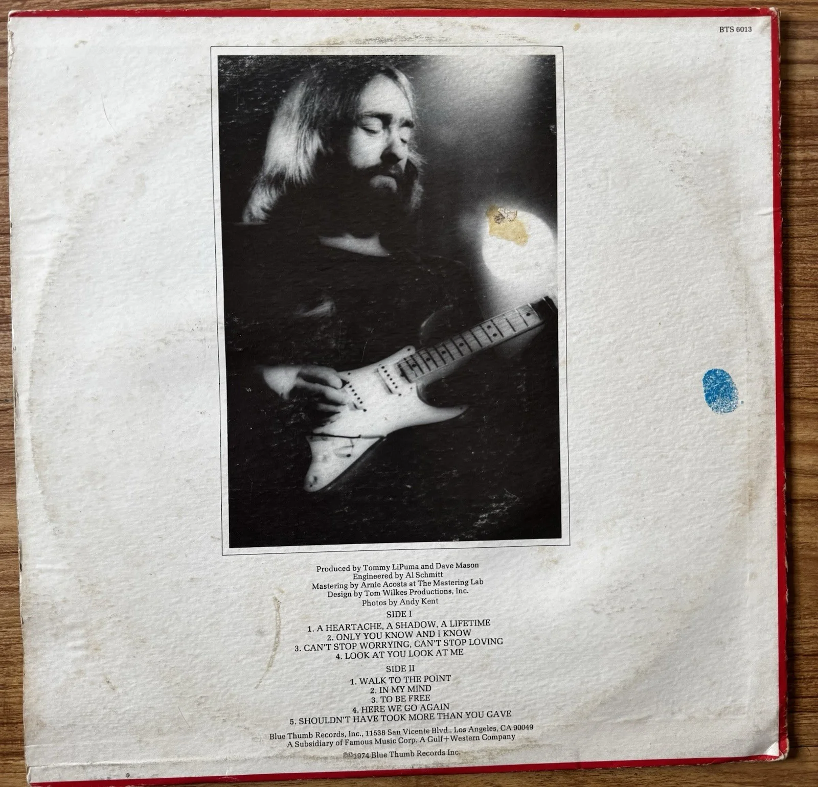Dave Mason Signed Album PSA COA The Best of Dave Mason Autographed Vinyl, изображение 4