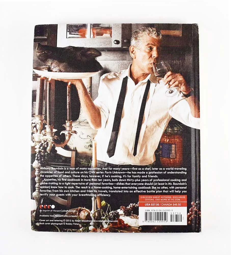 Anthony Bourdain — Anthony Bourdain Appetites Autographed Signed Book Authentic Beckett BAS COA, image 3