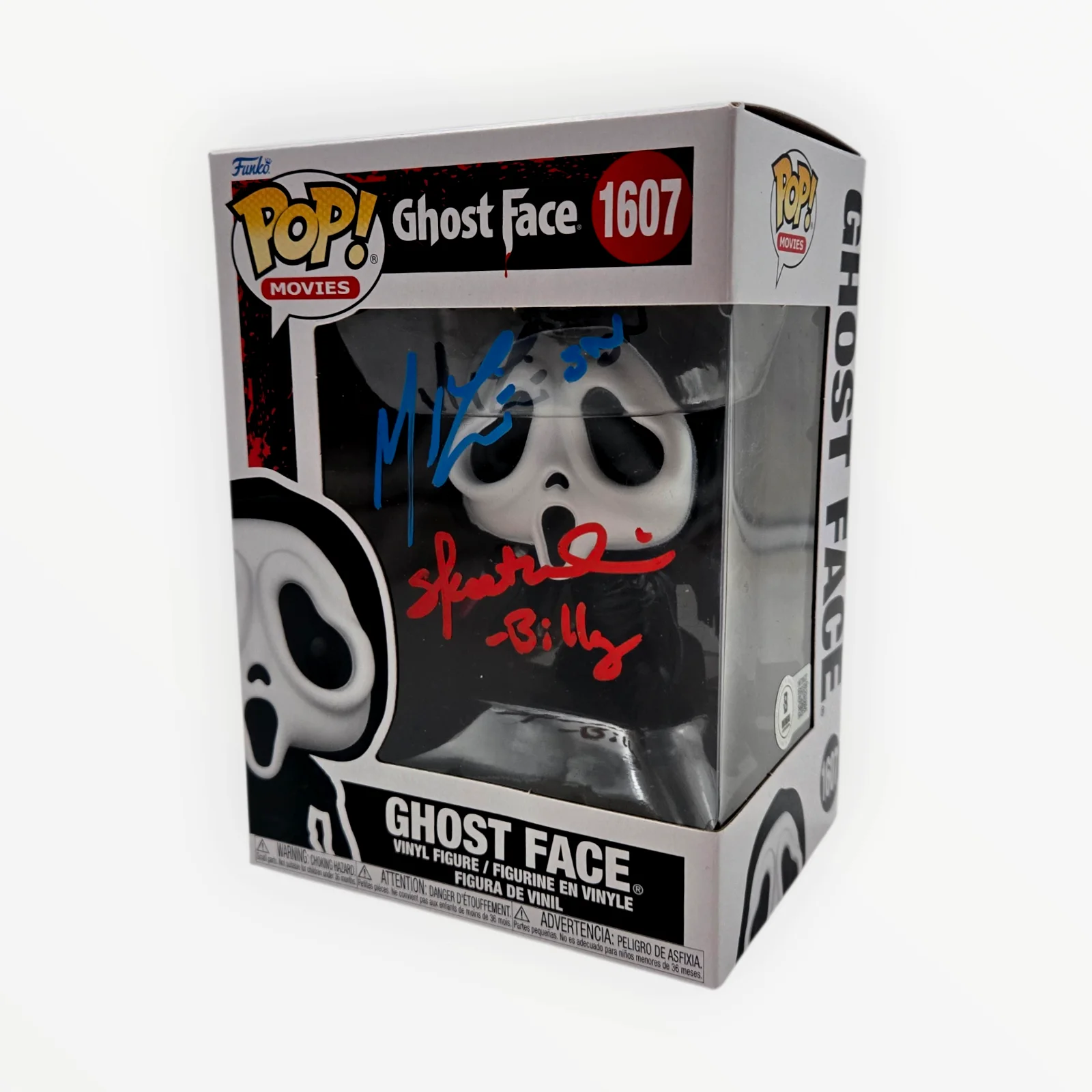 Matthew Lillard, Skeet Ulrich — Ghostface Signed Funko Pop Scream Autograph Matthew Lillard Skeet Ulrich BAS 527