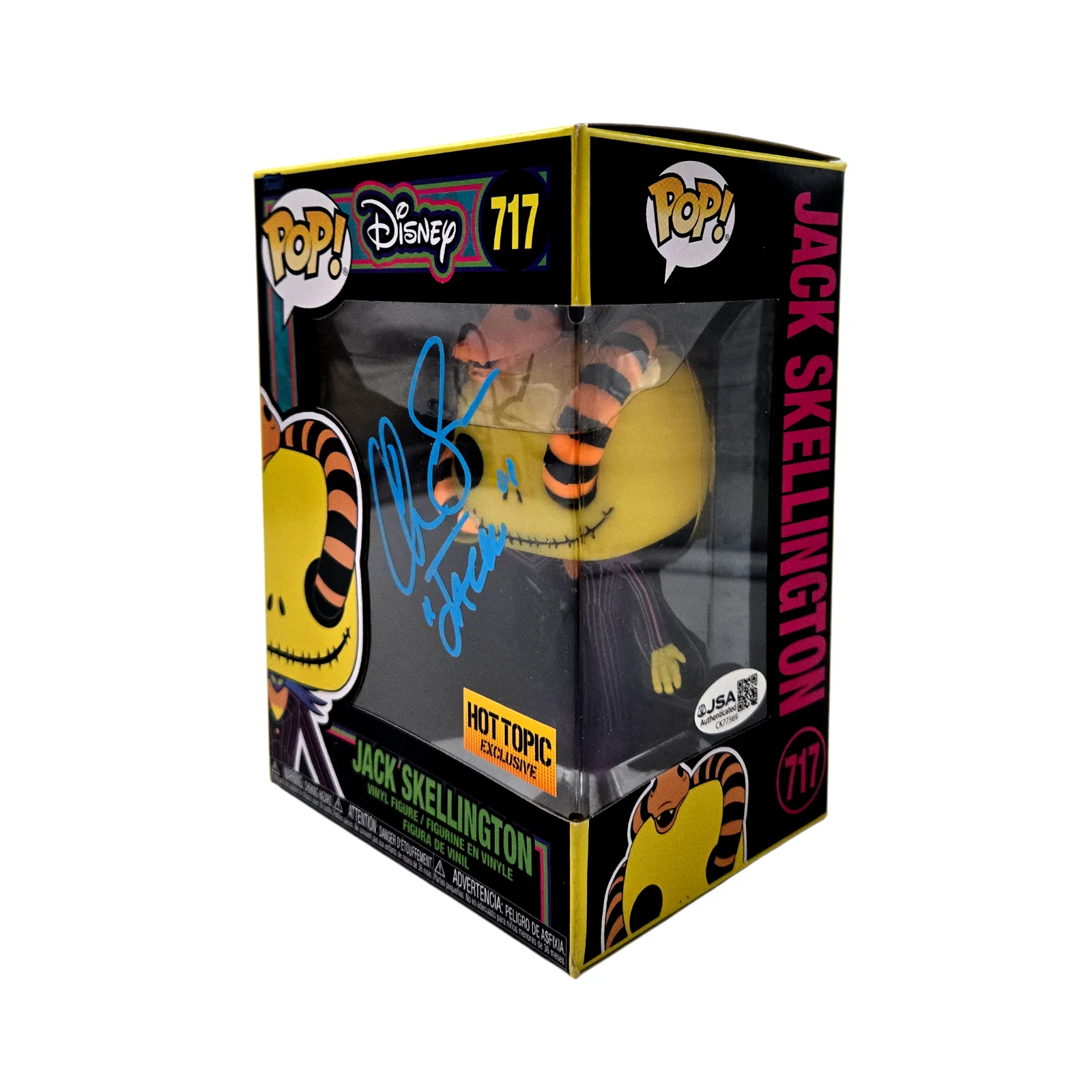 Chris Sarandon — Chris Sarandon Signed Funko Pop Jack NBC Christmas HT Disney 717 JSA COA 369, изображение 2