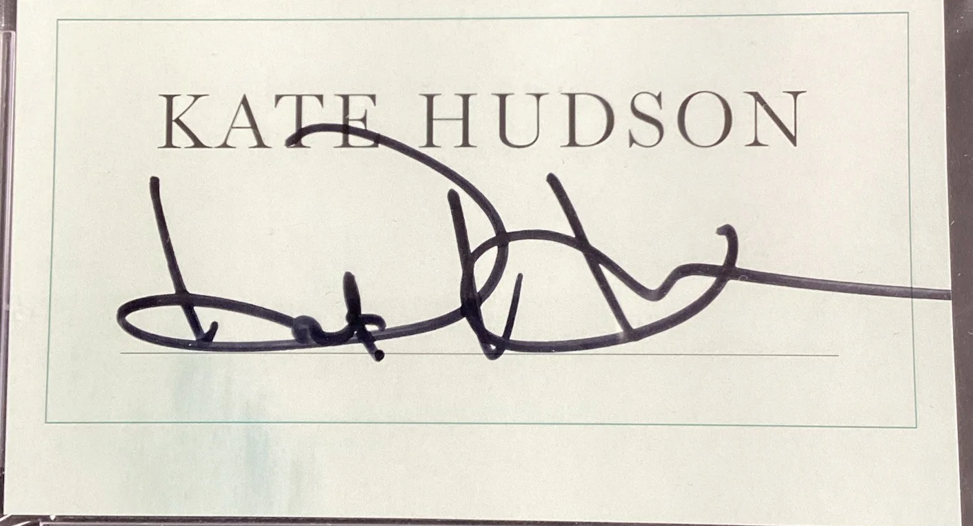 Kate Hudson — Kate Hudson Signed Cut Sexy Kung Fu Panda Autograph Fabletics Health PSA/DNA, изображение 2