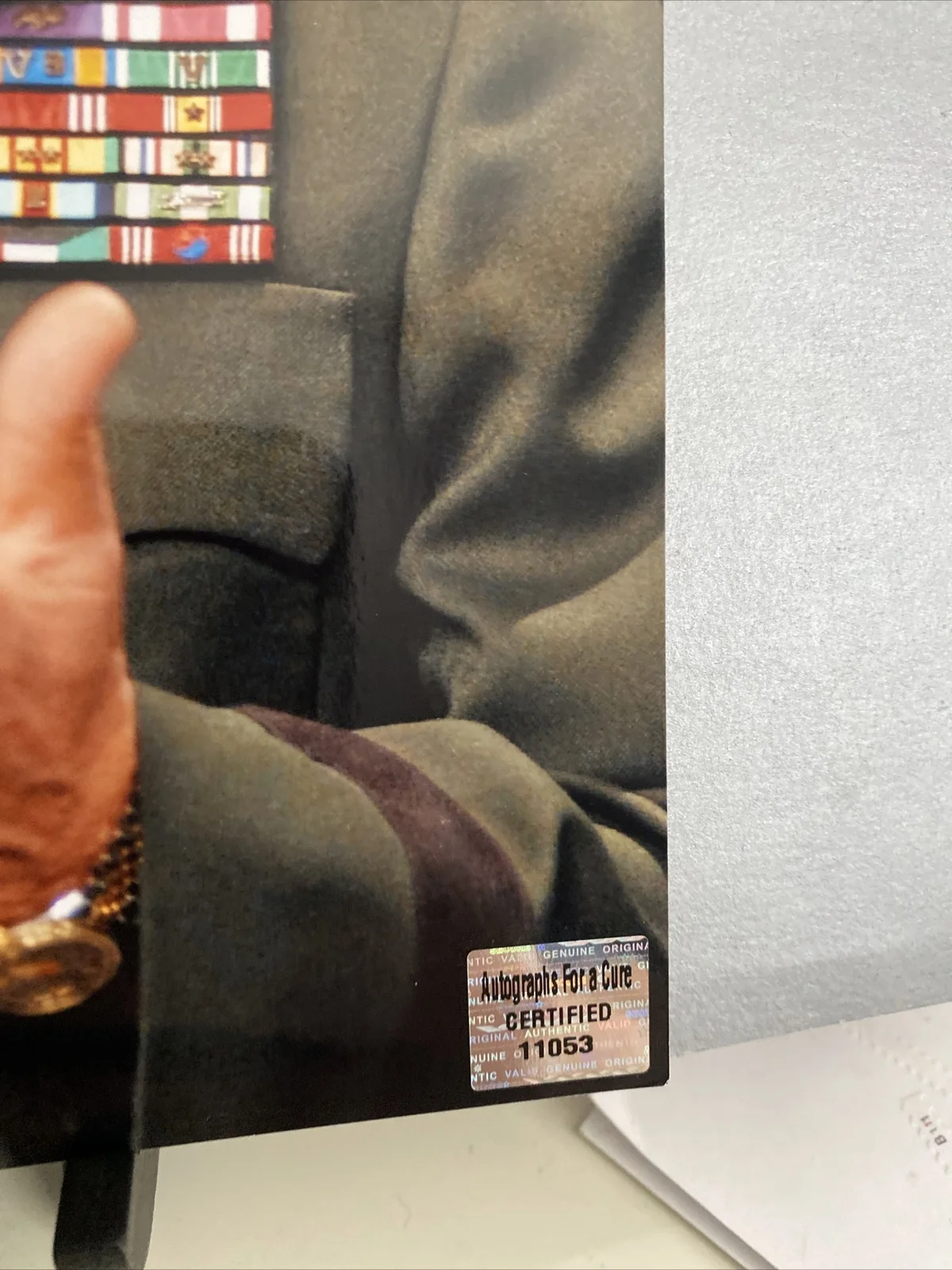 General tommy franks signed autograph 8x10 photo US military war iraq war hero, изображение 3