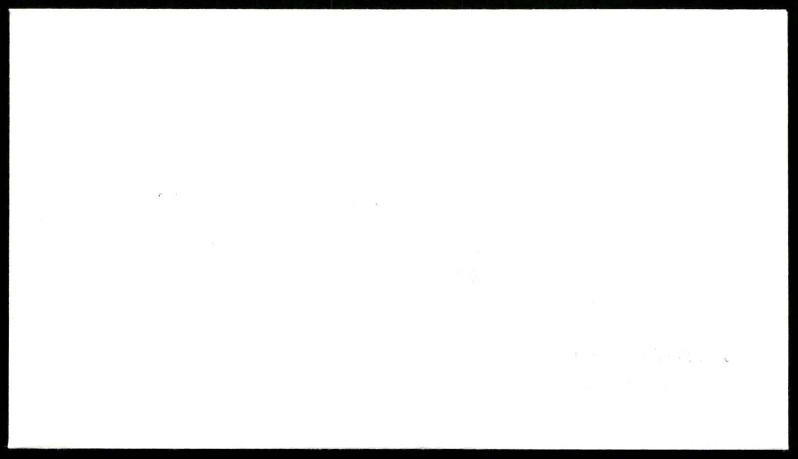 Actor Ernest Borgnine First 1st Day Cover Signed Auto Rare Vintage FDC Autograph, image 2