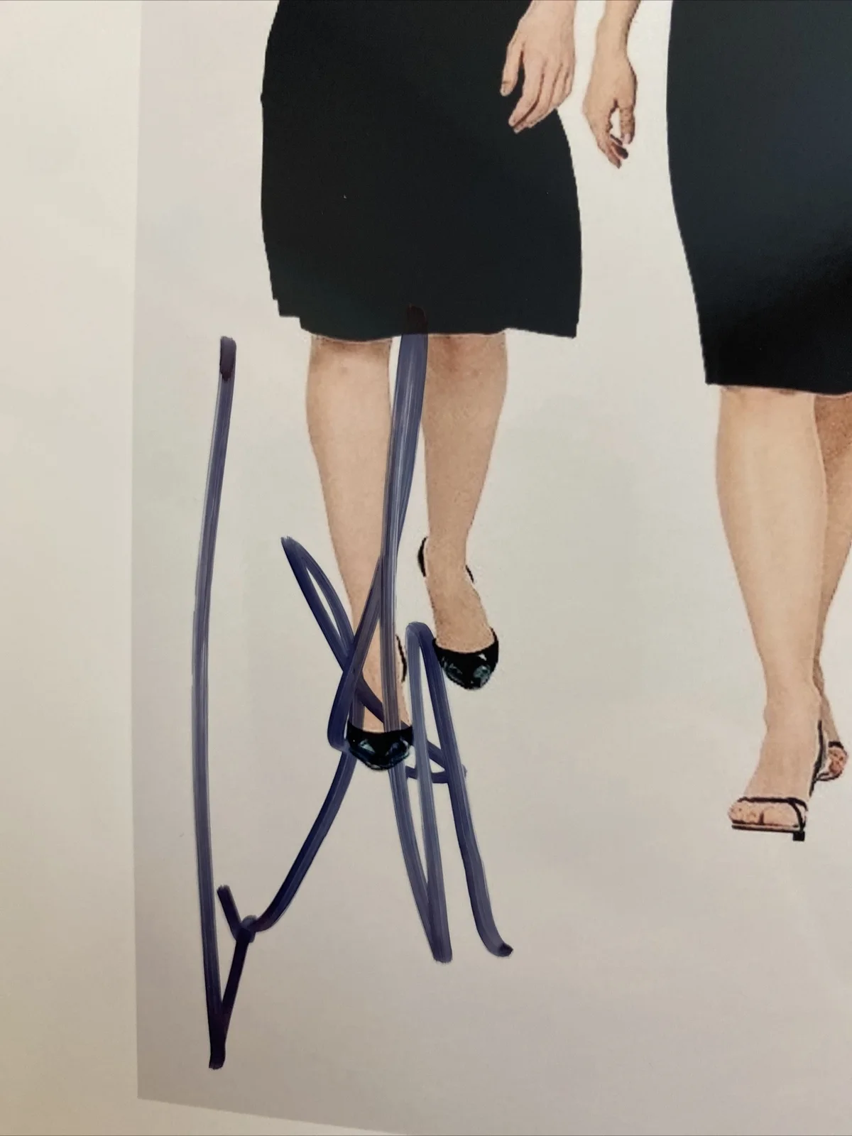 cynthia nixon signed autograph 8x10 photo sex and the city miranda, изображение 2