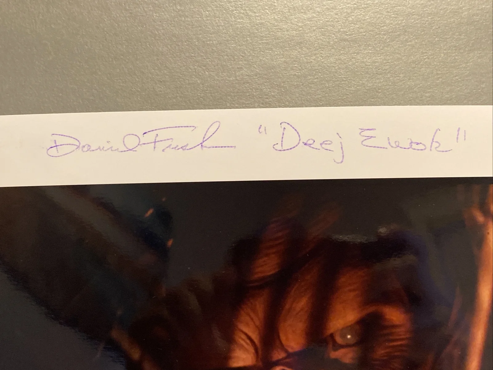 Daniel Frishman Signed Autograph 8x10 Photo Star Wars Ewoks Night Court Creeps, изображение 2
