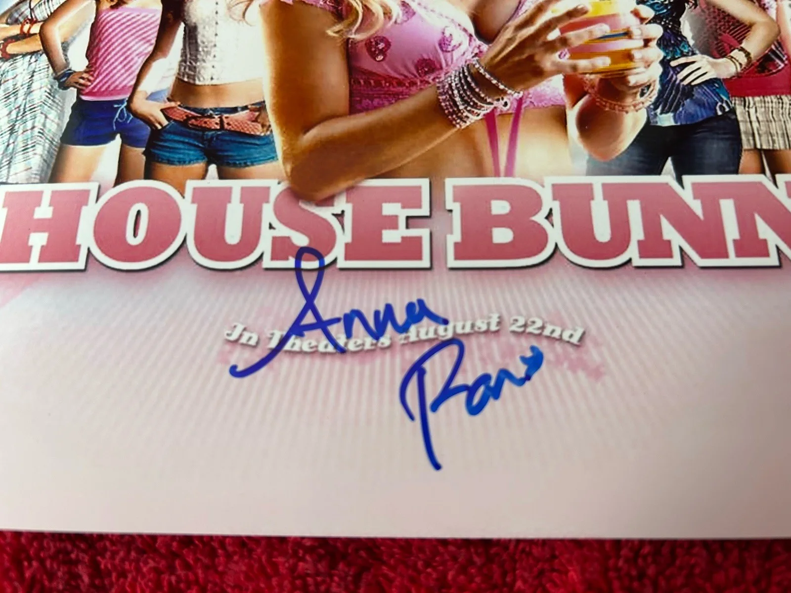 Anna Faris — Foto autografada 8x10 assinada por Anna Faris House Bunny, изображение 2
