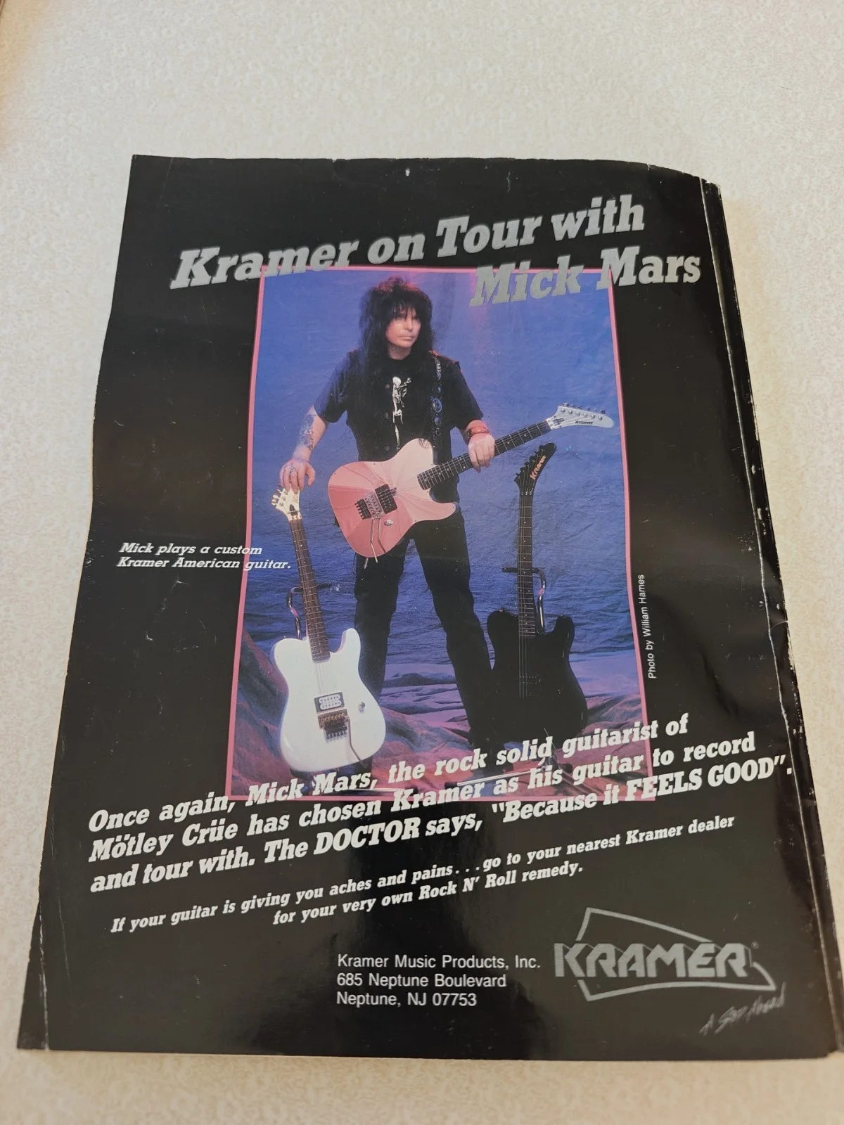 STEVE VAI GRAMMY AWARD ROCK GUITARIST 1990 GUITAR PLAYER MAGAZINE, изображение 2