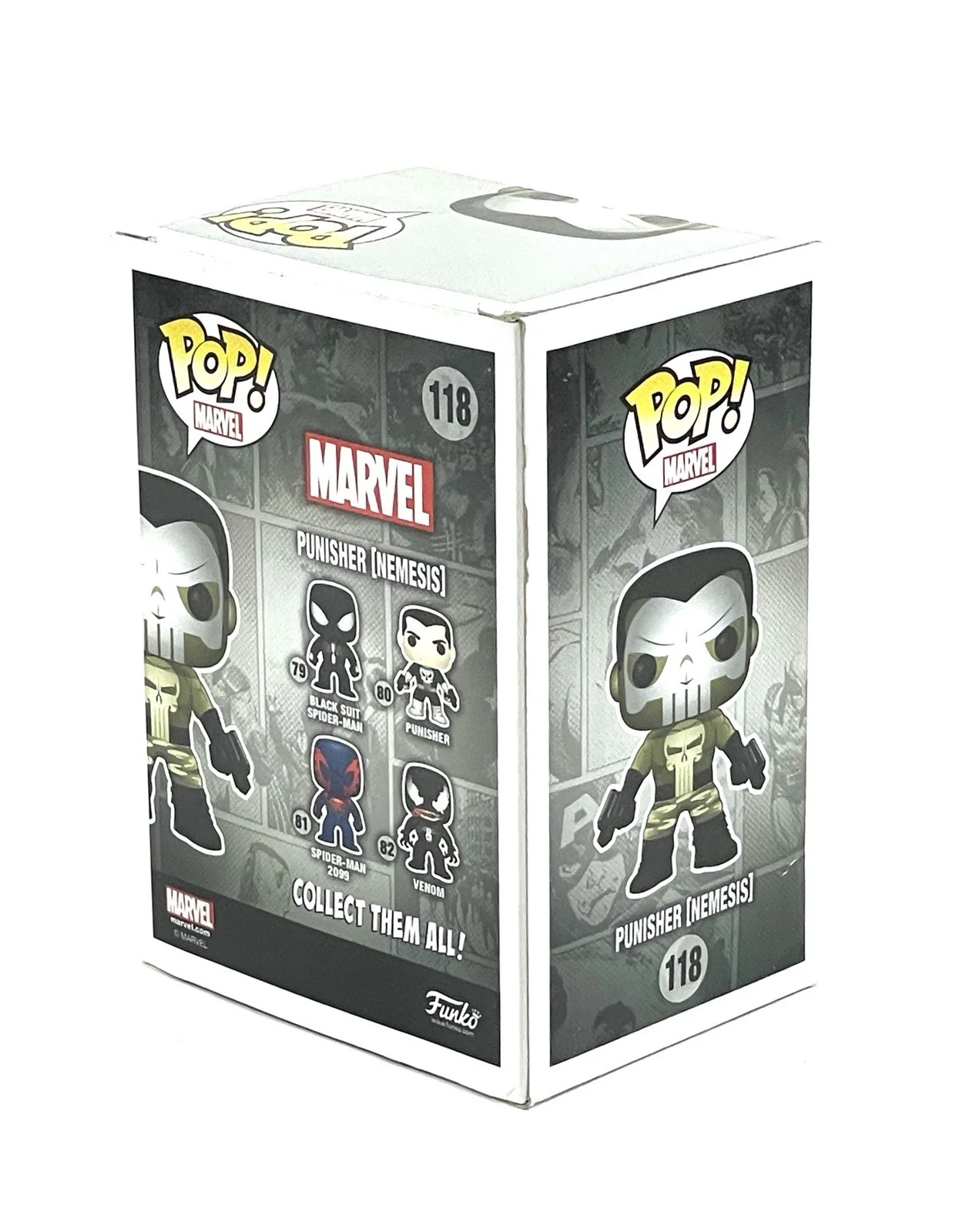 Gerry Conway — Punisher Signed Funko Pop 118 Comic Creator Gerry Conway Thomas Jane Marvel JSA, image 4