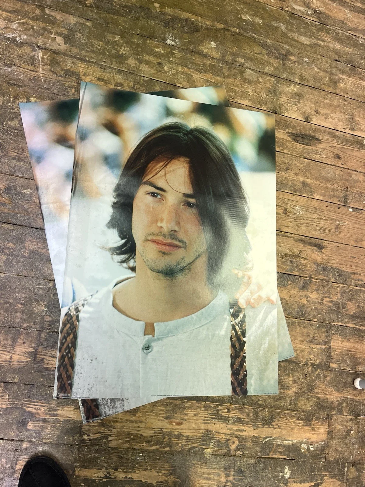 Vintage Keanu Reeves Portrait Poster Large A1 - 2006, изображение 2