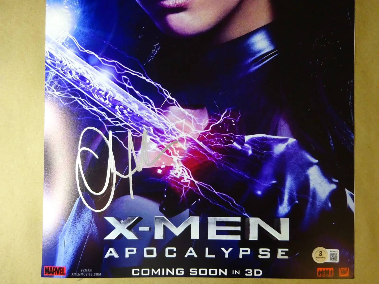 Olivia Munn — Signed Olivia Munn Autographed 12"x18" X-Men Apocalypse Photo Beckett BAS COA, image 2