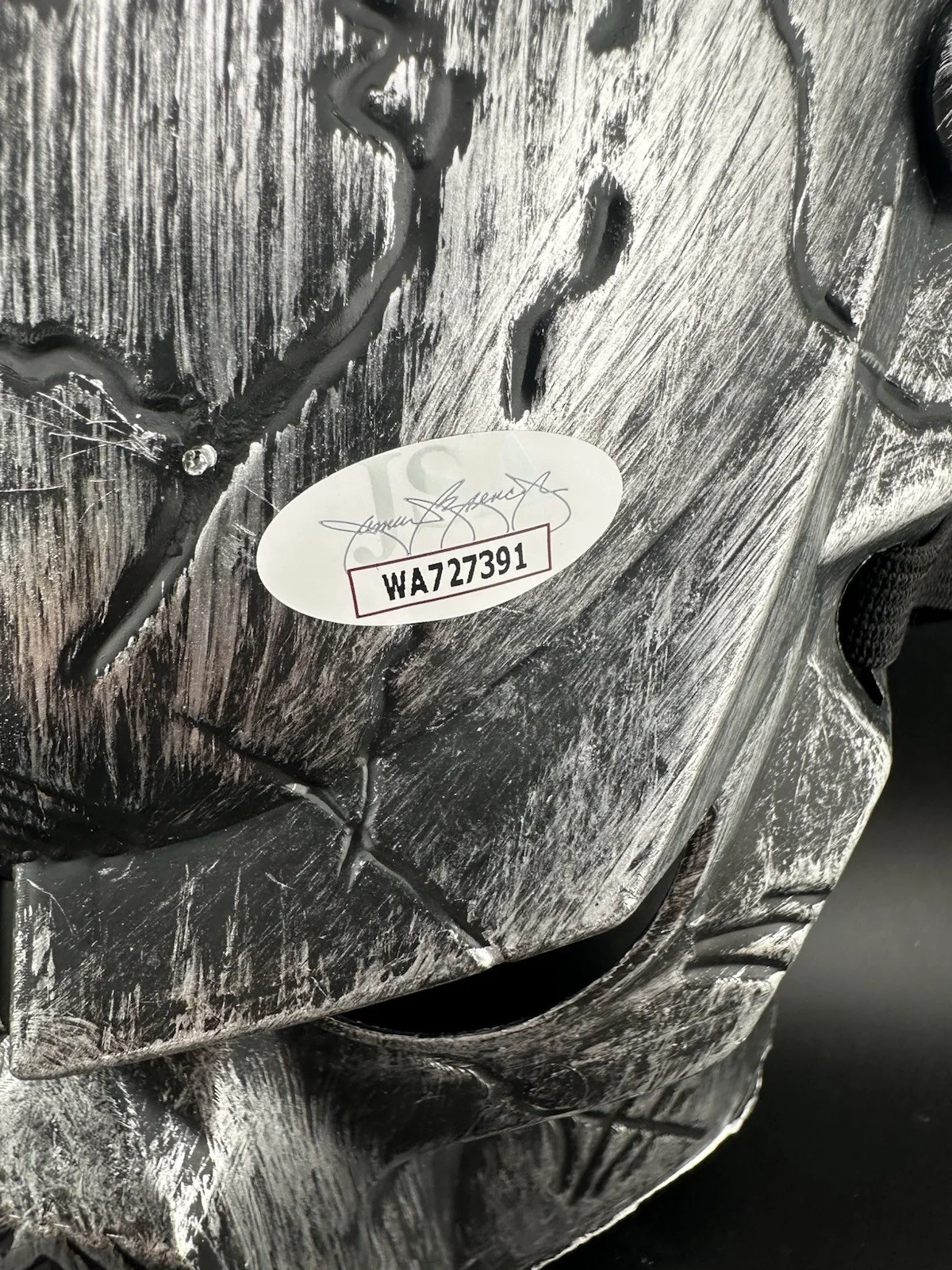 Brian A Prince — Brian A. Prince Signed & Sketched Predator Replica Mask with JSA Witnessed COA, изображение 3