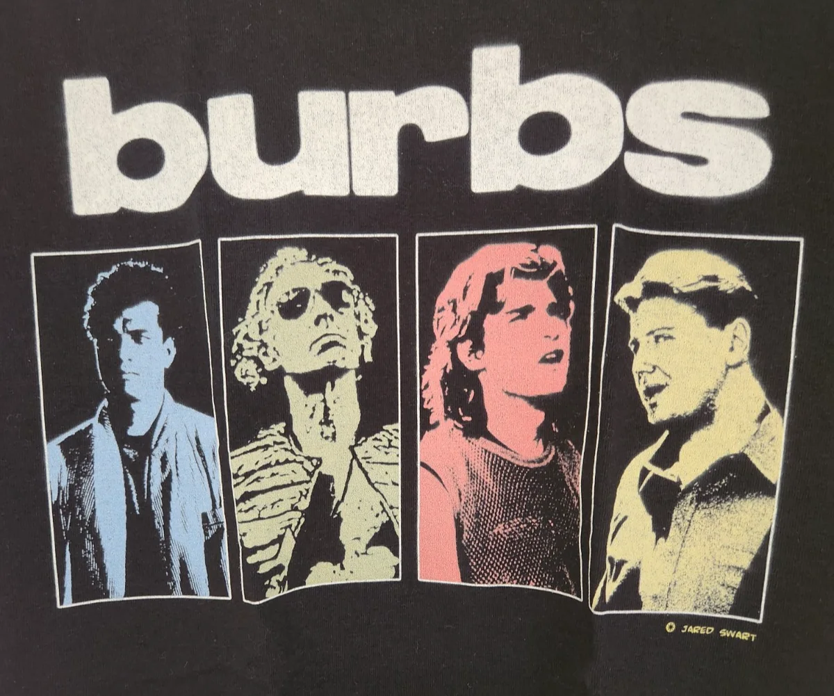THE 'burbs' BLACK T SHIRT SIZE SMALL - NEVER WORN / AS NEW, изображение 2