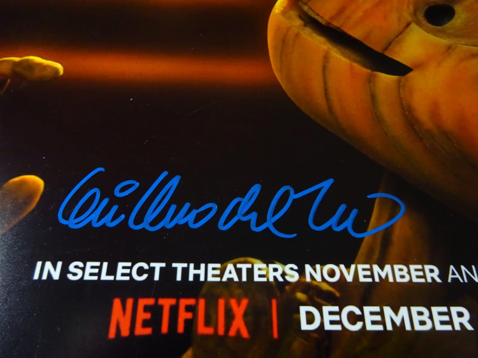Guillermo del Toro — Signed Guillermo del Toro Autographed 12"x18" Pinocchio Photo Beckett BAS COA, image 4