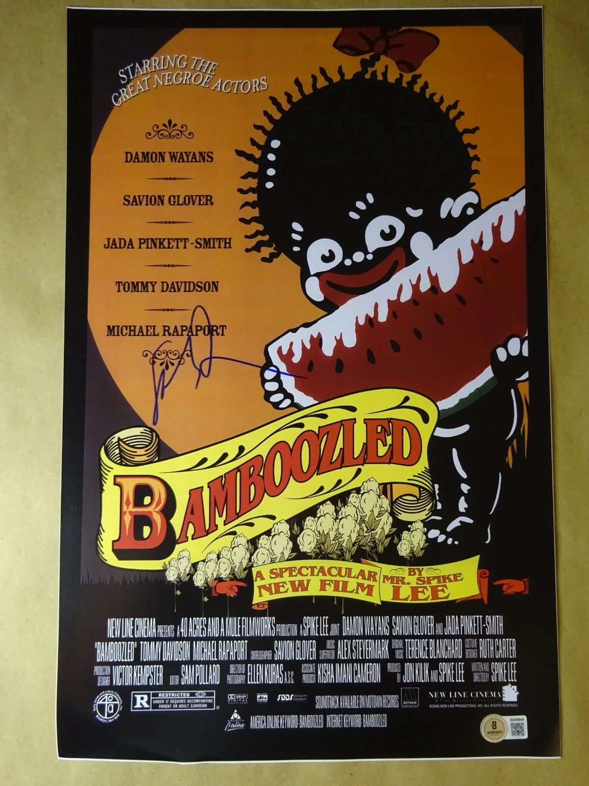 Spike Lee — Signed Spike Lee Autographed Bamboozled 11"x17" Photo Beckett BAS COA