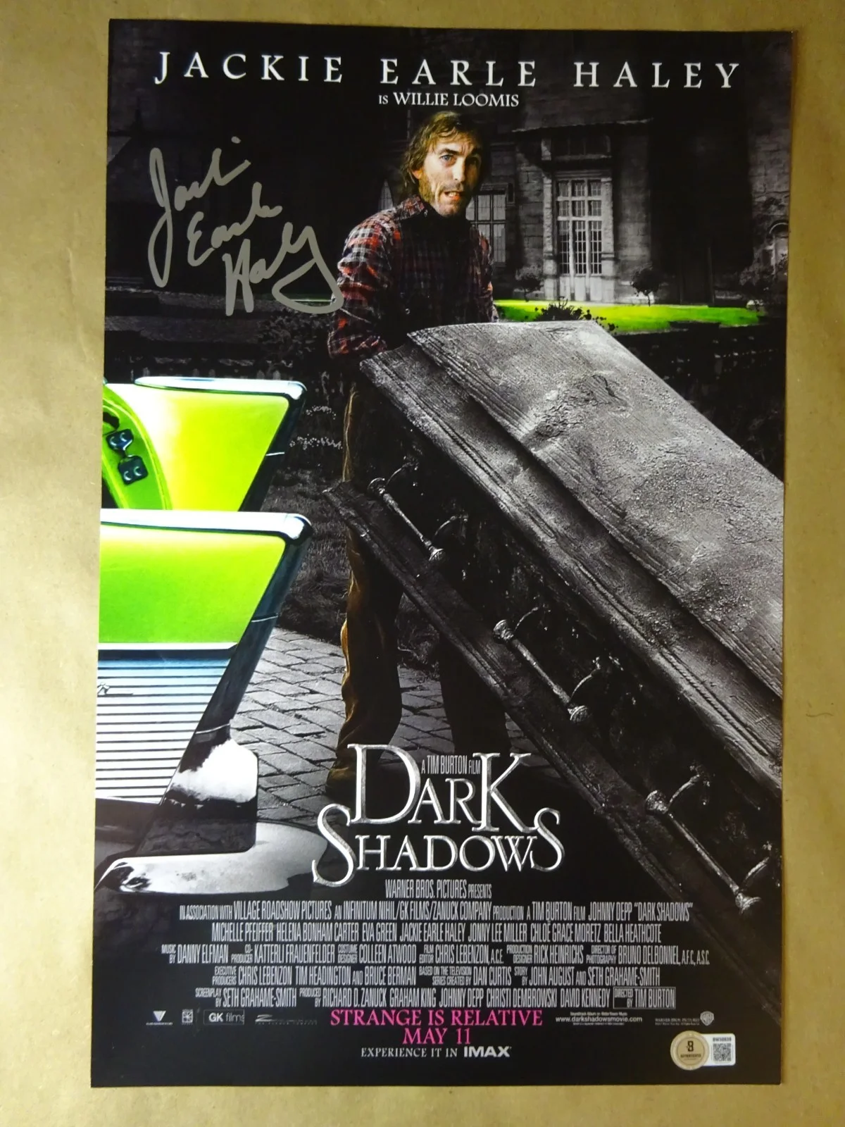 Jackie Earle Haley — Signed Jackie Earle Haley Autographed Dark Shadows 11"x17" Photo Beckett BAS COA