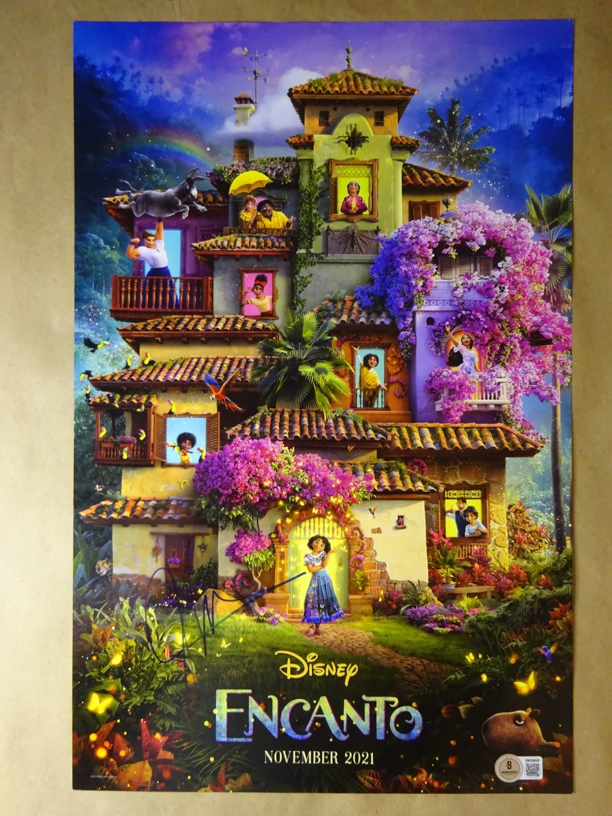 John Leguizamo — Signed John Leguizamo Autographed Encanto 11"x17" Photo Beckett BAS COA