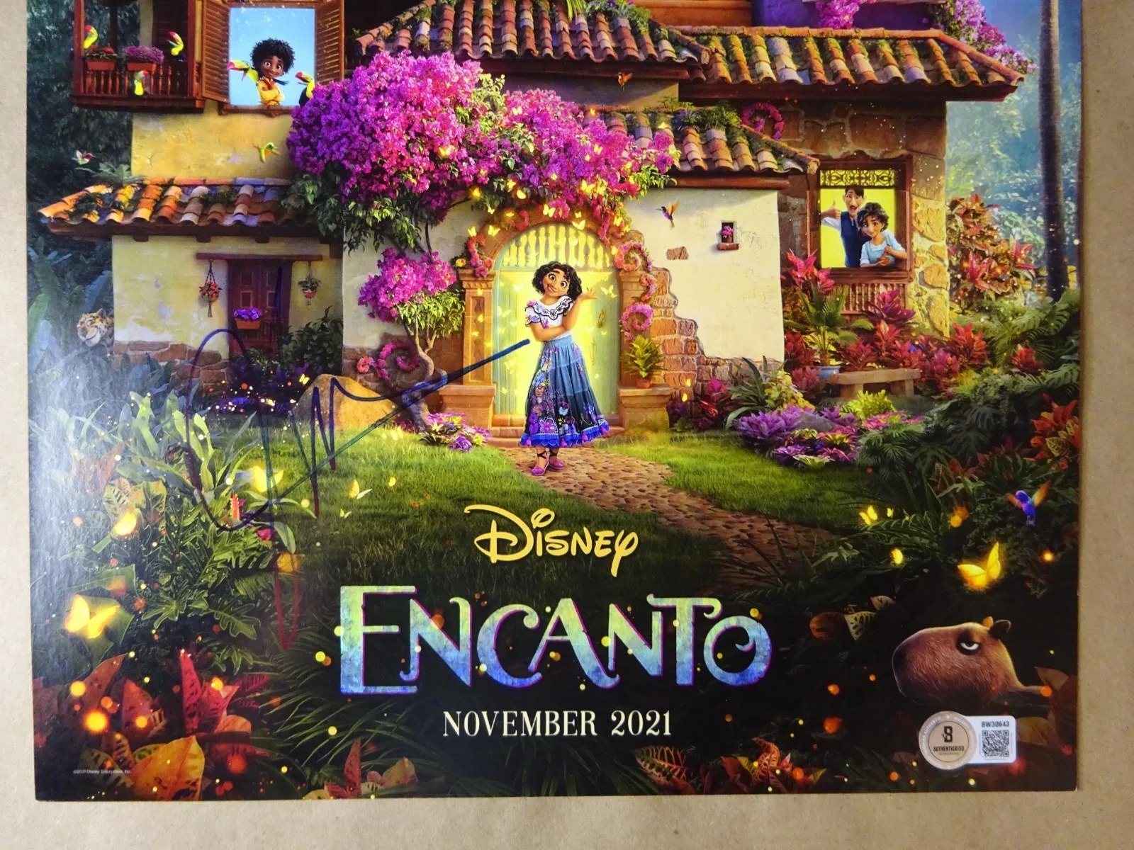 John Leguizamo — Signed John Leguizamo Autographed Encanto 11"x17" Photo Beckett BAS COA, image 3