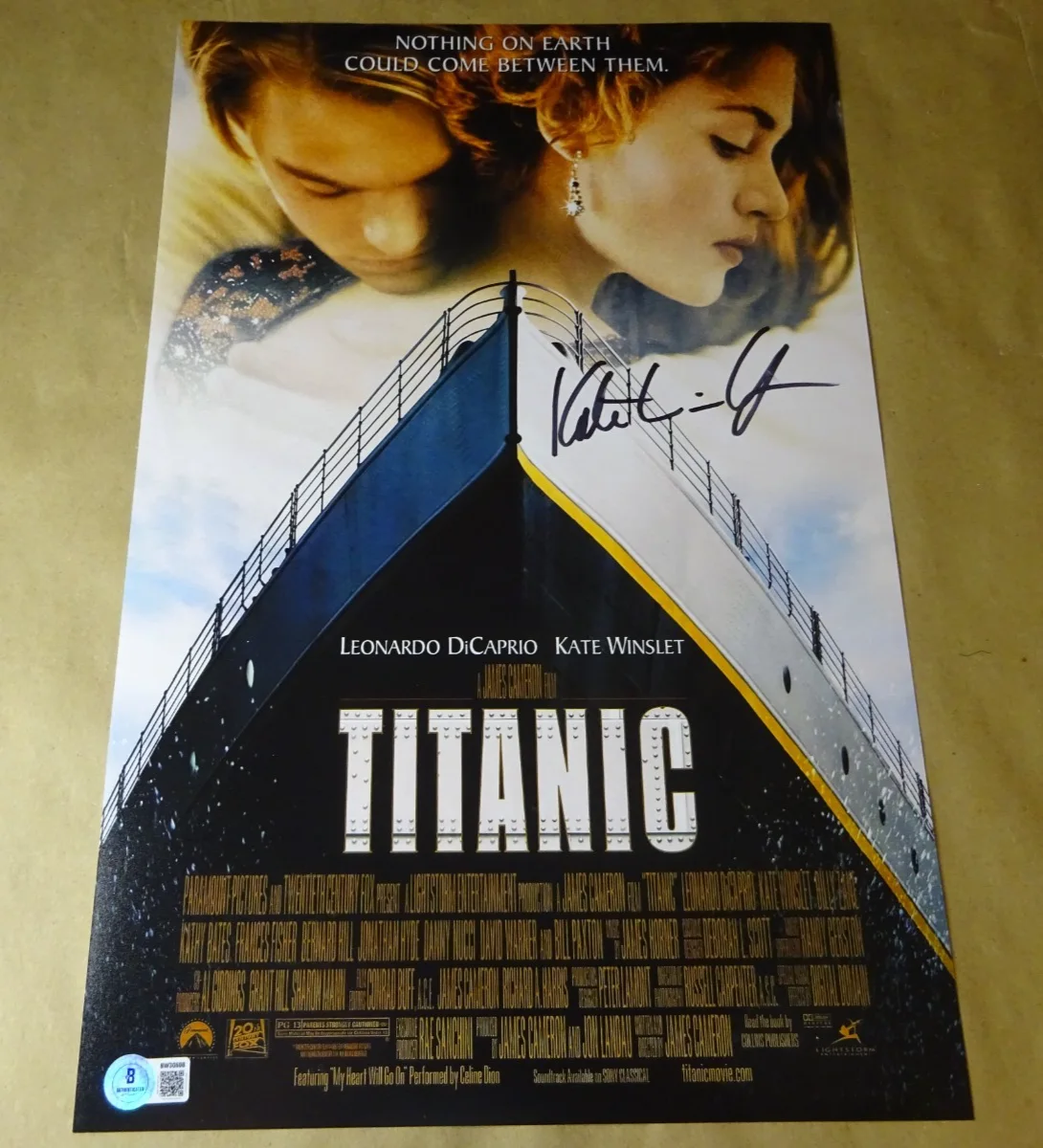 Kate Winslet — Signed Kate Winslet Autographed Titanic 11"x17" Photo Beckett BAS COA, image 2