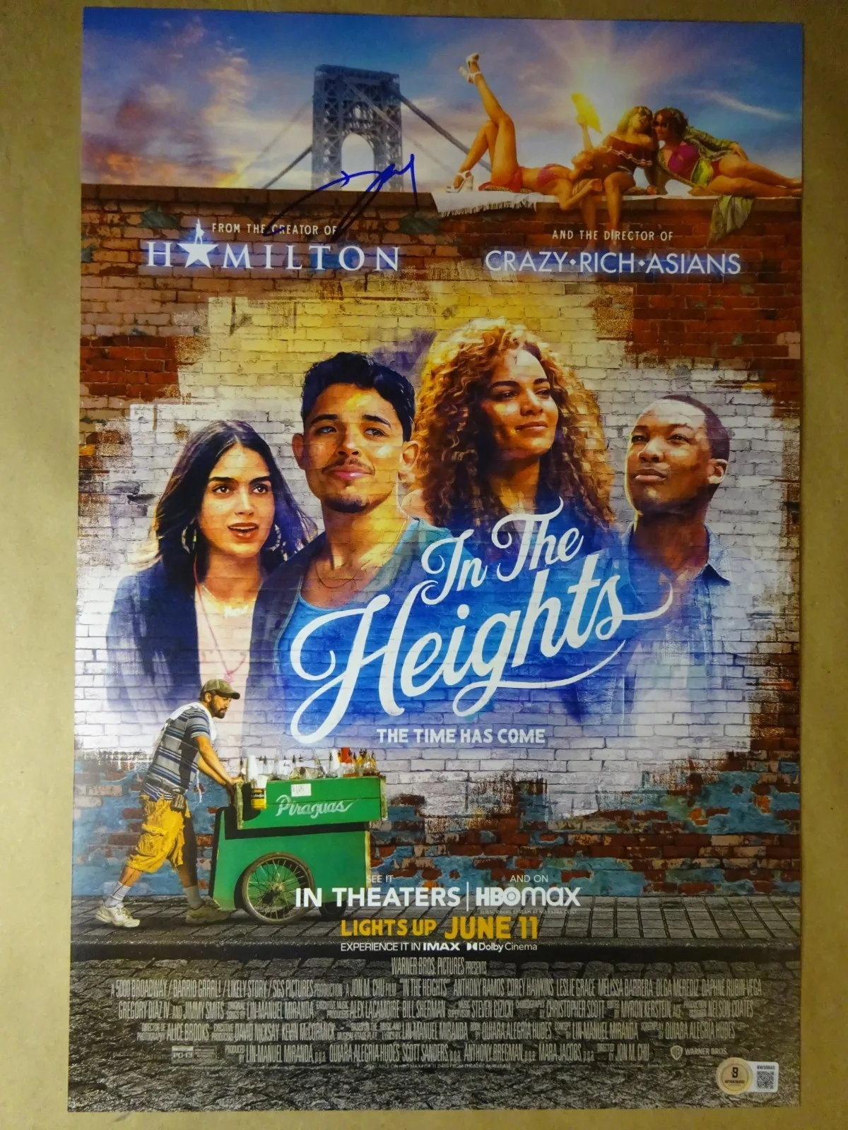 Daphne Rubin-Vega — Signed Daphne Rubin-Vega Autographed 12"x18" In The Heights Photo Beckett COA