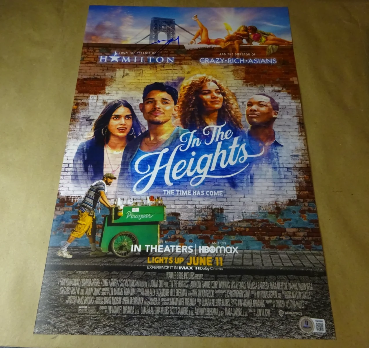 Daphne Rubin-Vega — Signed Daphne Rubin-Vega Autographed 12"x18" In The Heights Photo Beckett COA, изображение 2