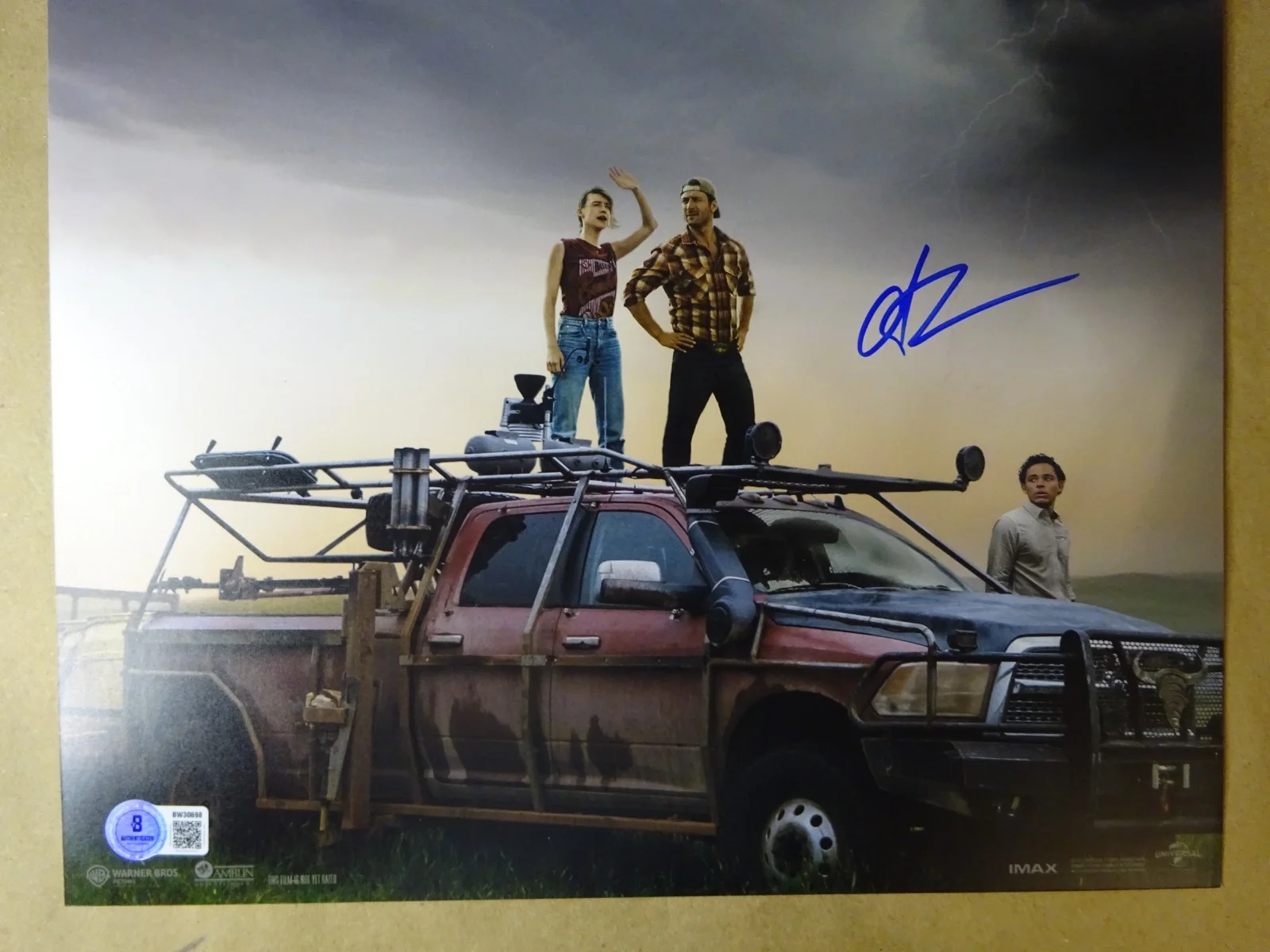 Anthony Ramos — Signed Anthony Ramos Autographed 12"x18" Twisters Photo Beckett BAS COA, image 3