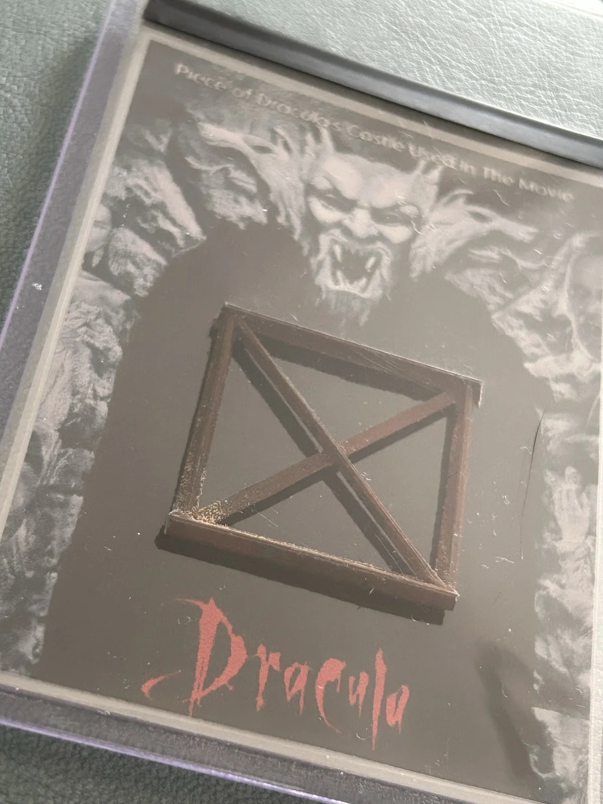 Bram Stoker's Dracula Prop Film Display Horror Movie COA 1992, изображение 2