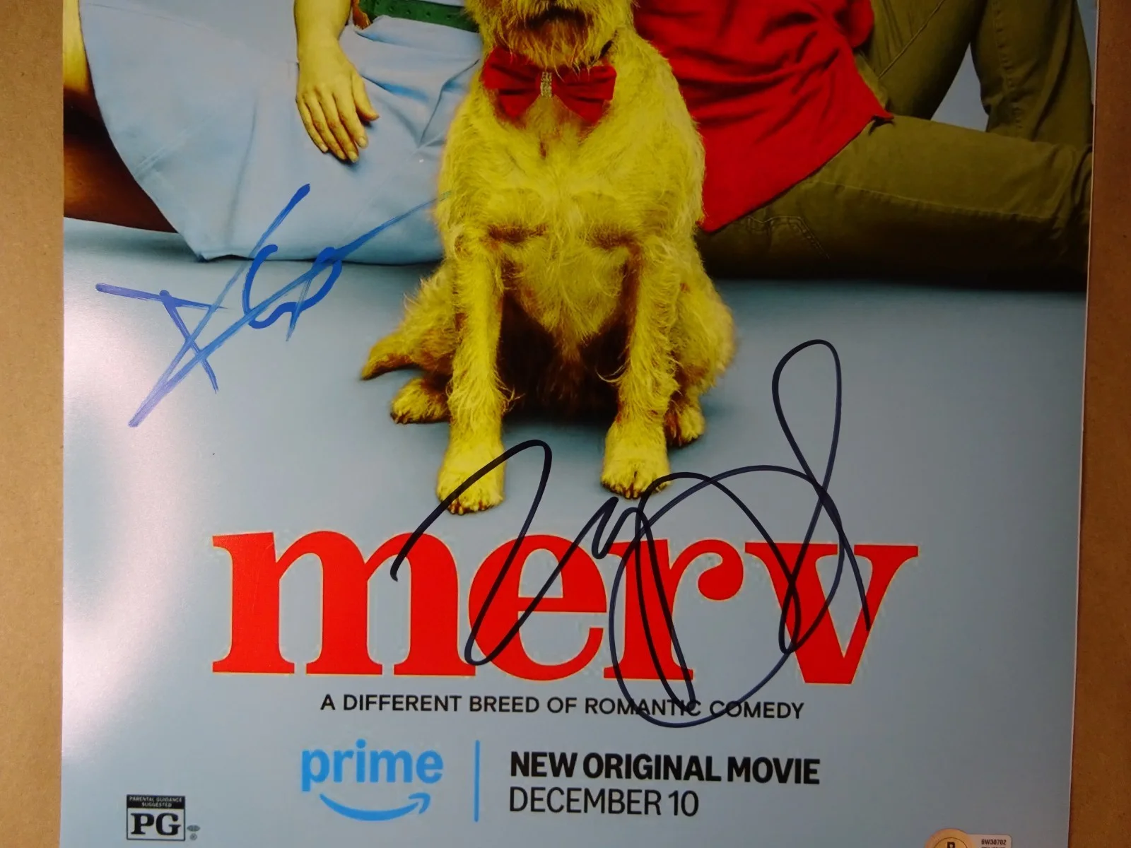 Charlie Cox, Zooey Deschanel — Signed Charlie Cox & Zooey Deschanel 12"x18" Merv Photo Beckett BAS COA, изображение 3