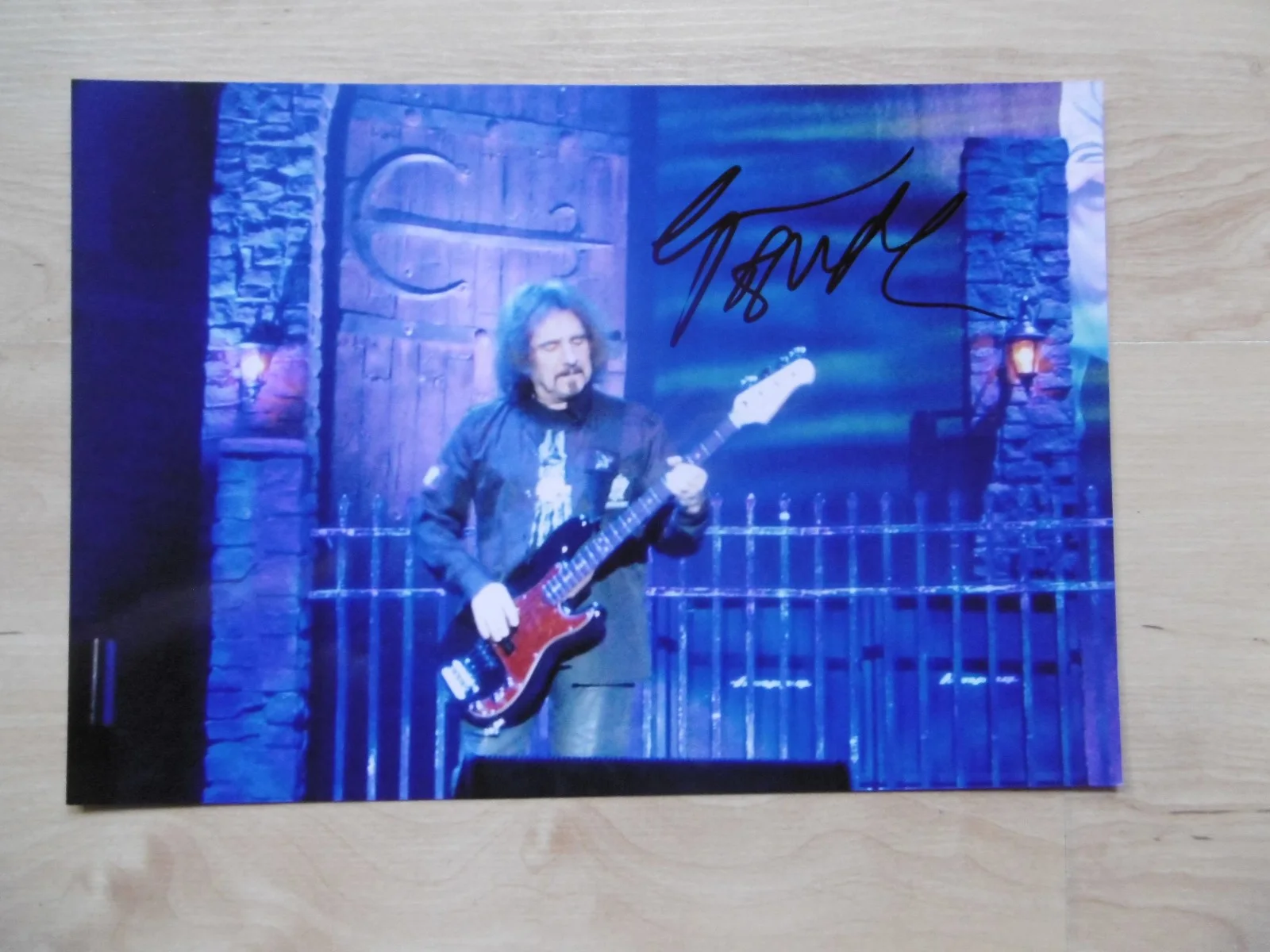 Geezer Butler "Black Sabbath" signed 8x12 inch photo autograph ACOA, изображение 2