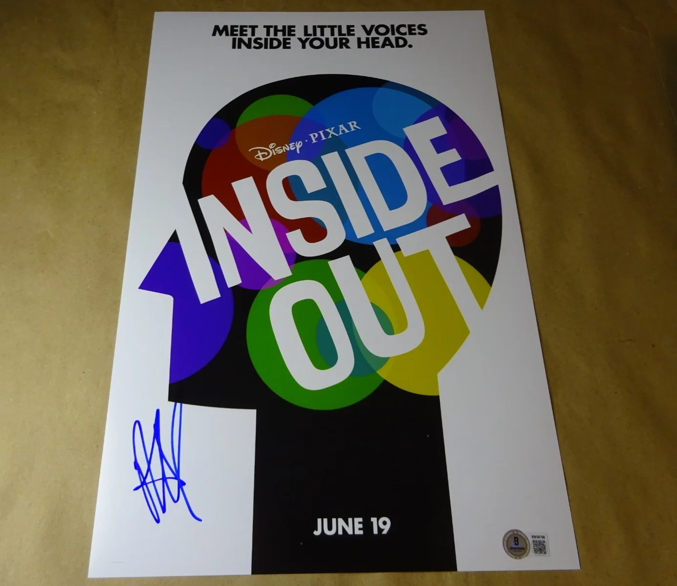 Richard Kind — Signed Richard Kind Autographed Inside Out 11"x17" Photo Beckett BAS COA, image 2