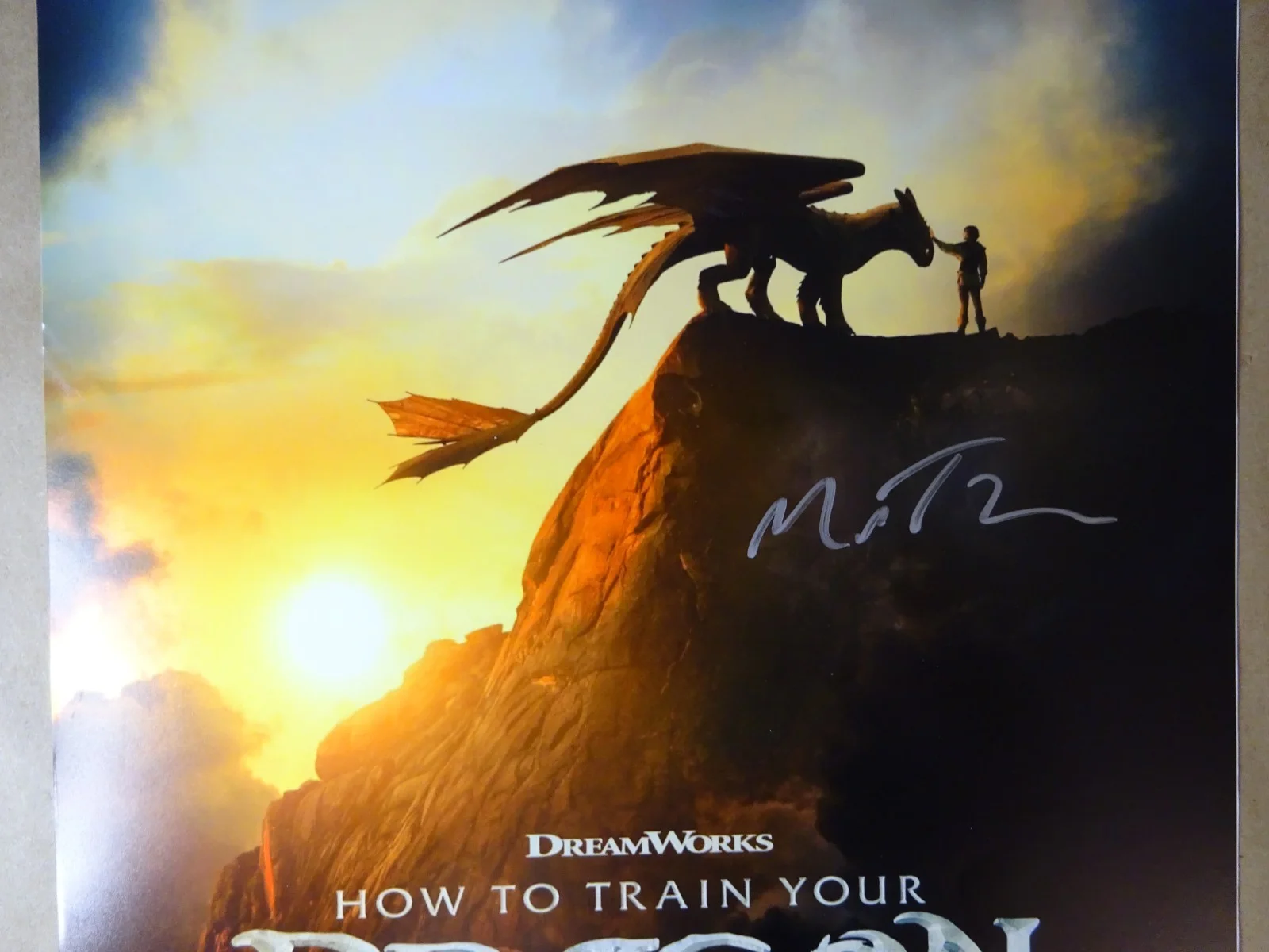 Mason Thames — Signed Mason Thames 12"x18" How To Train Your Dragon Photo Beckett BAS COA, изображение 3