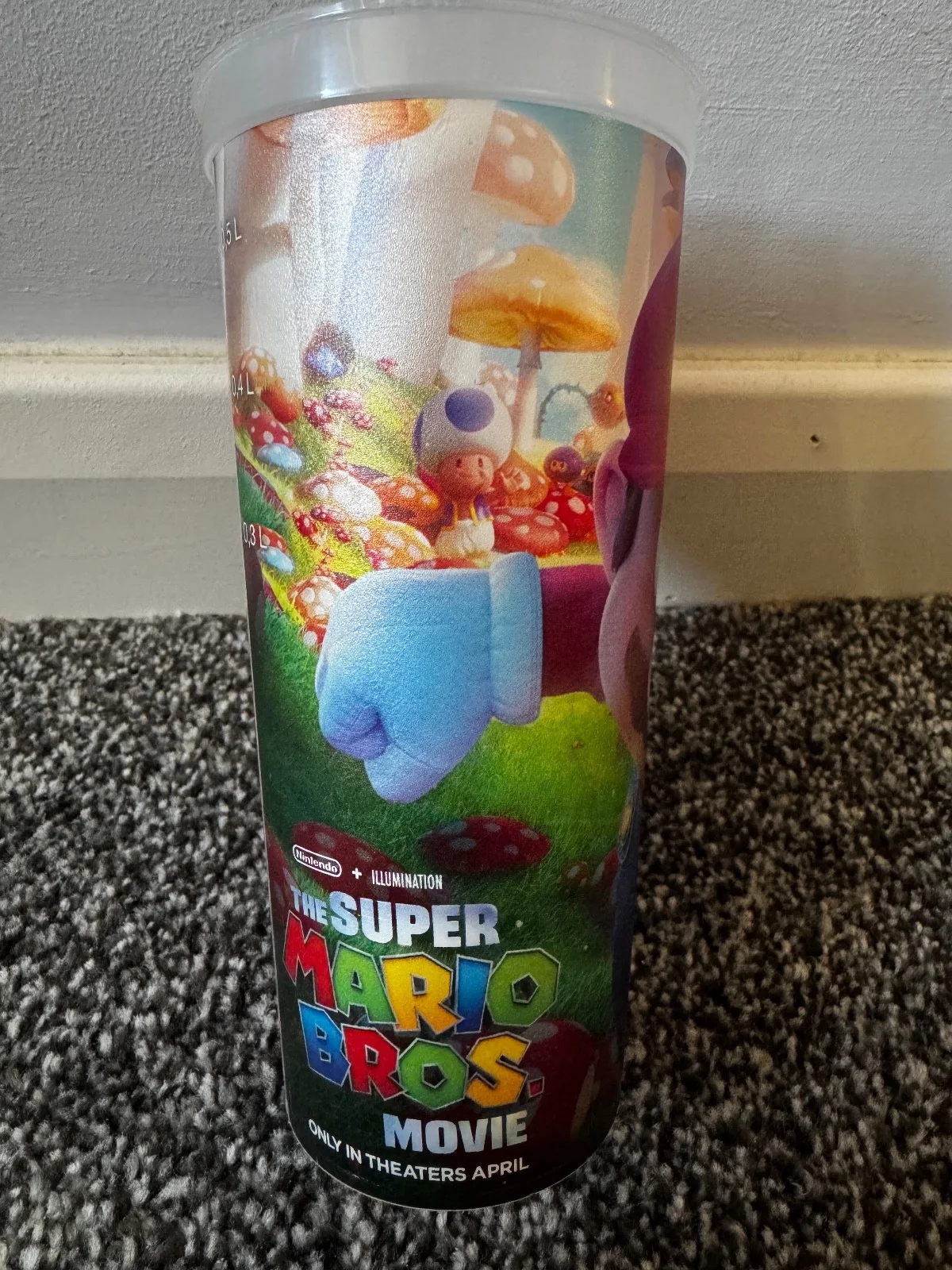 Super Mario Bros Film Movie - Cinema Promo Drink Cup Vue Ciniworld Showcase IMAX, изображение 2
