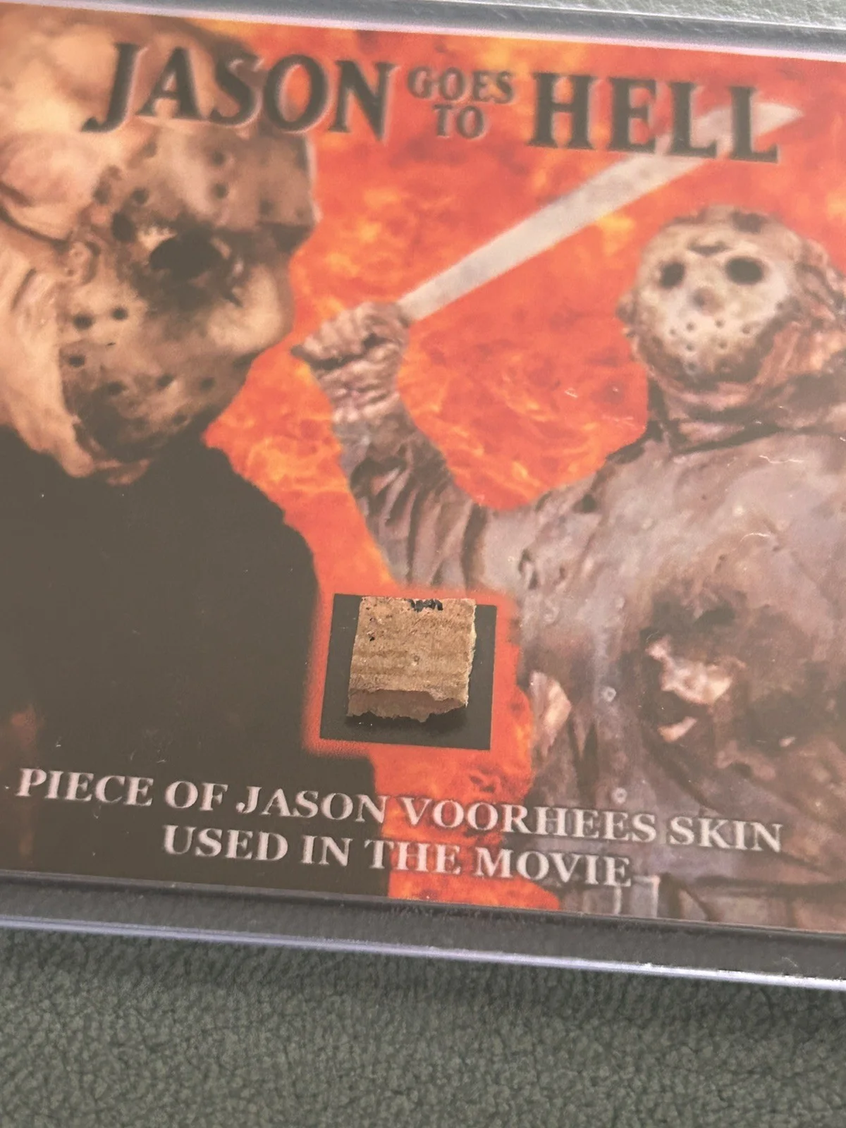 Jason Goes To Hell Screen Used Movie Prop Film COA Horror Jason Voorhees, изображение 2