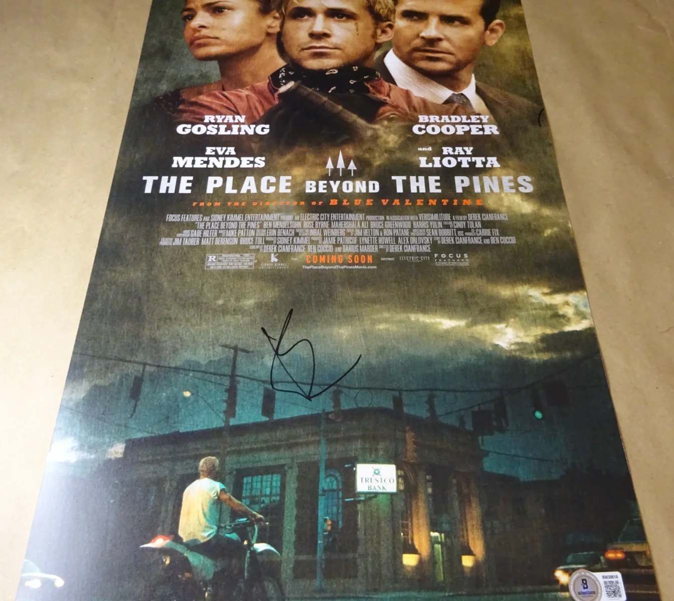 Bradley Cooper — Signed Bradley Cooper Autographed 12"x18" Place Beyond The Pines Photo BAS COA, image 2