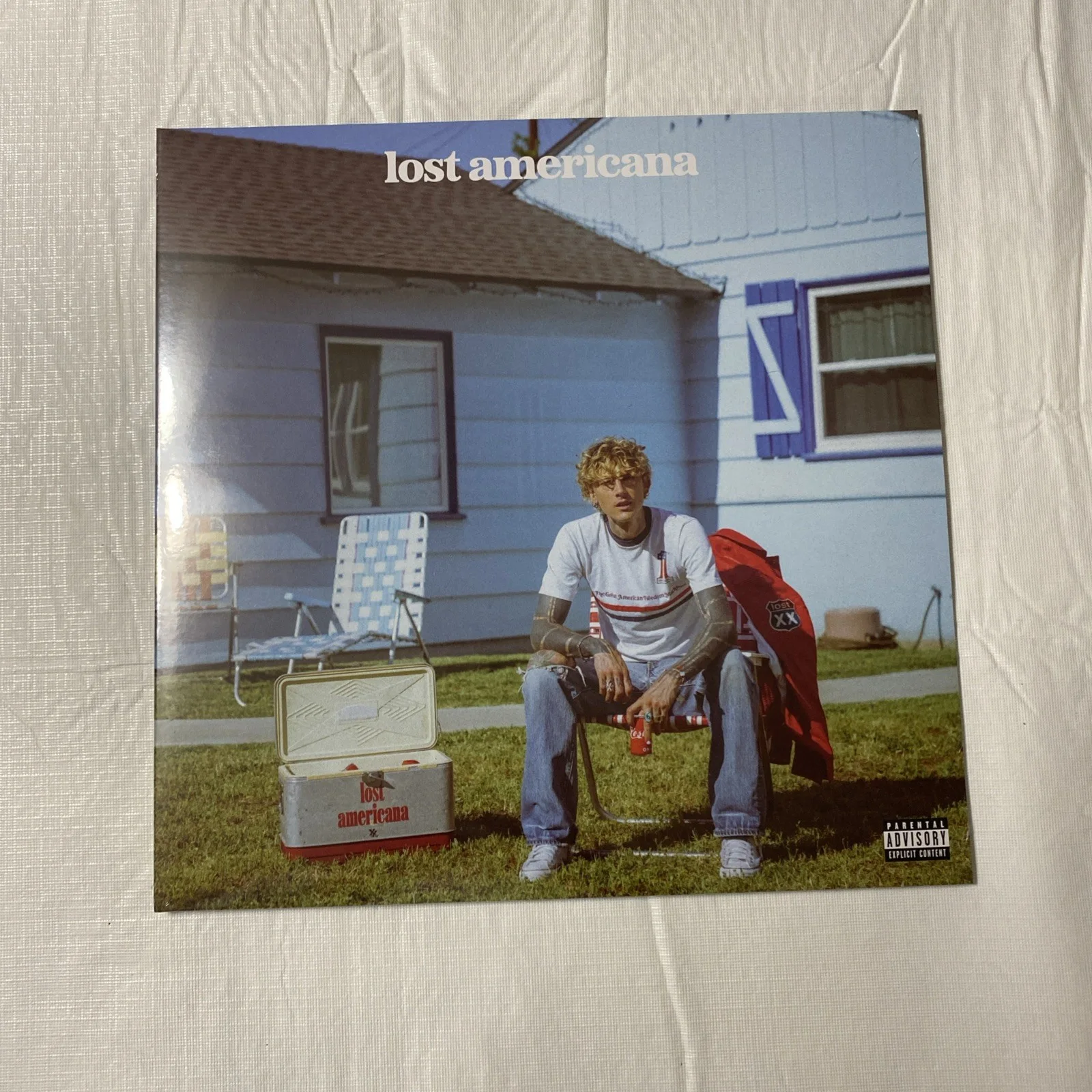 Machine Gun Kelly - Lost Americana mgk SIGNED Vinyl LP IN HAND! STORE EXCLUSIVE, image 2