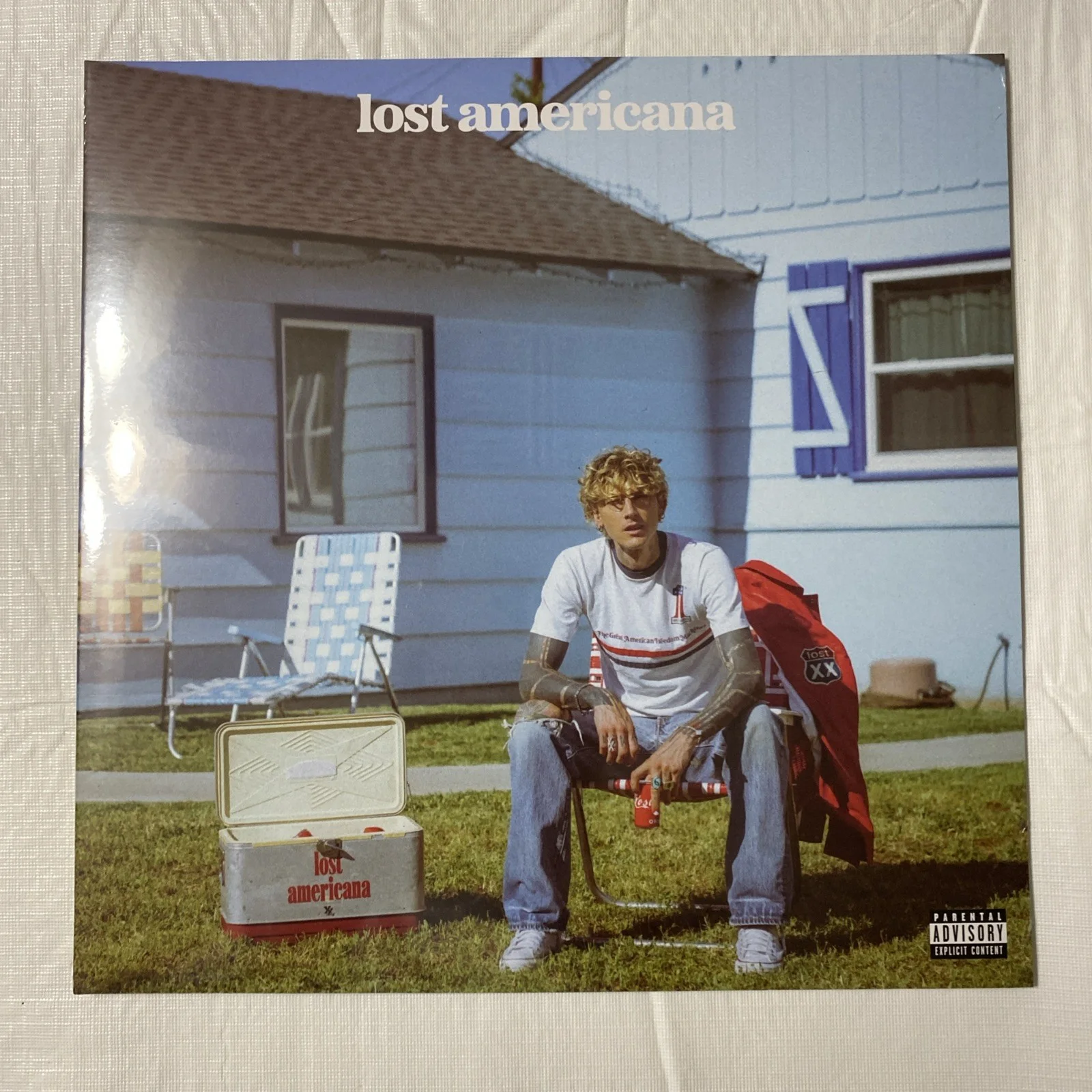 Machine Gun Kelly - Lost Americana mgk SIGNED Vinyl LP IN HAND! STORE EXCLUSIVE, image 3