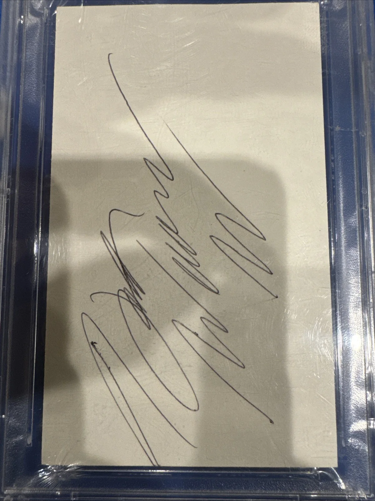 Hank Williams Sr. Signed PSA ERROR Index Card Signed By Hank Jr. / Labeled As SR, image 4